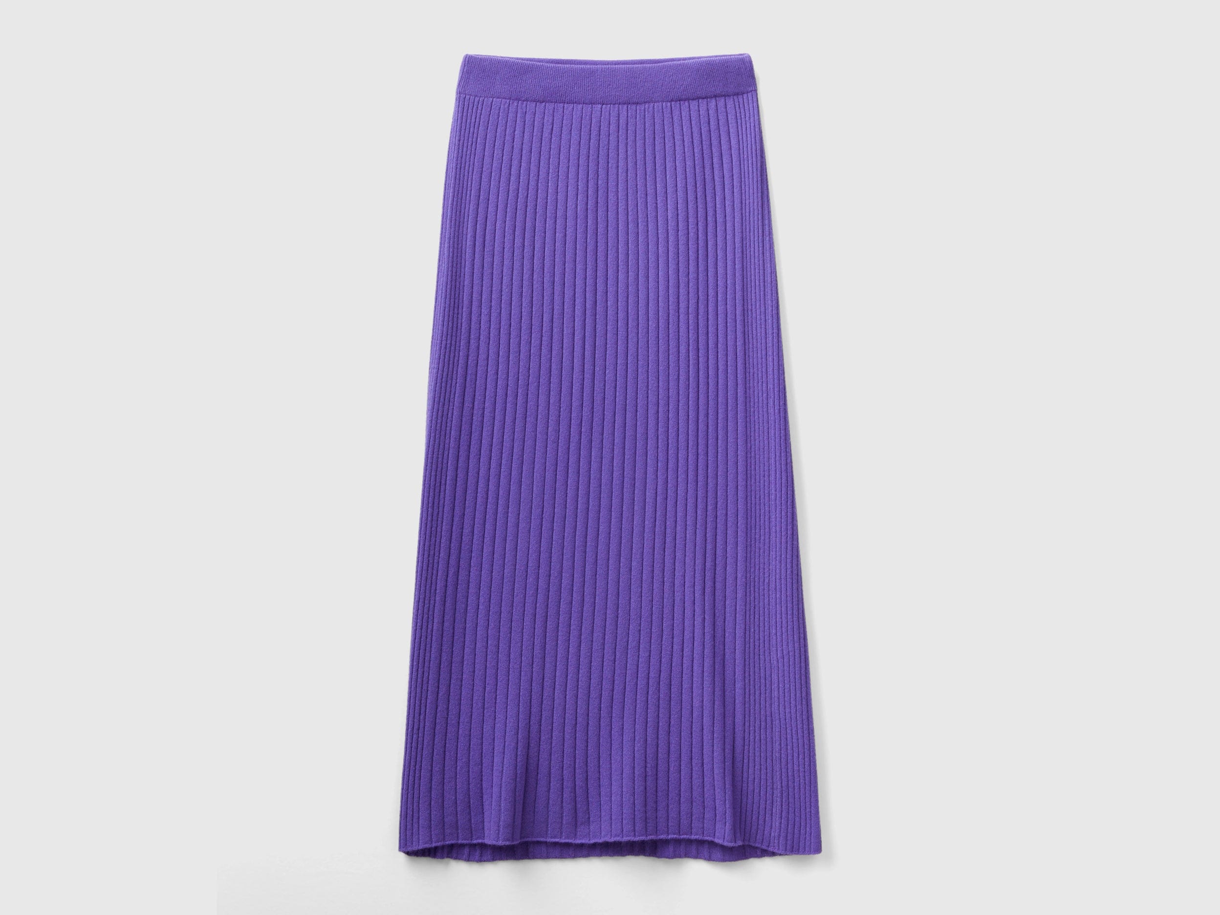 يونايتد كولورز اوف بينيتون تنورة ميدي نسائية مضلعة