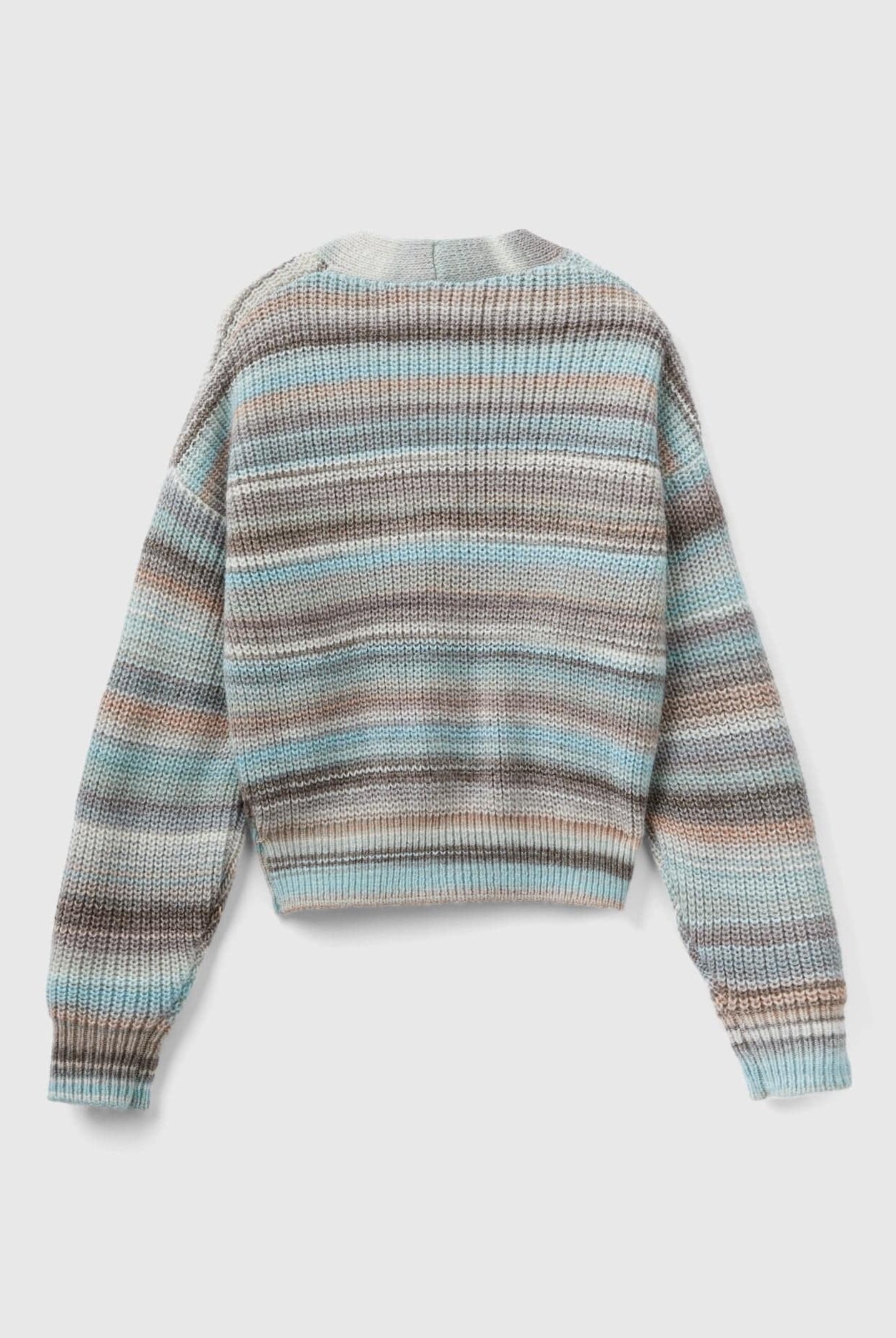 يونايتد كولورز اوف بينيتون كارديجان ملون من مزيج الصوف نسائي