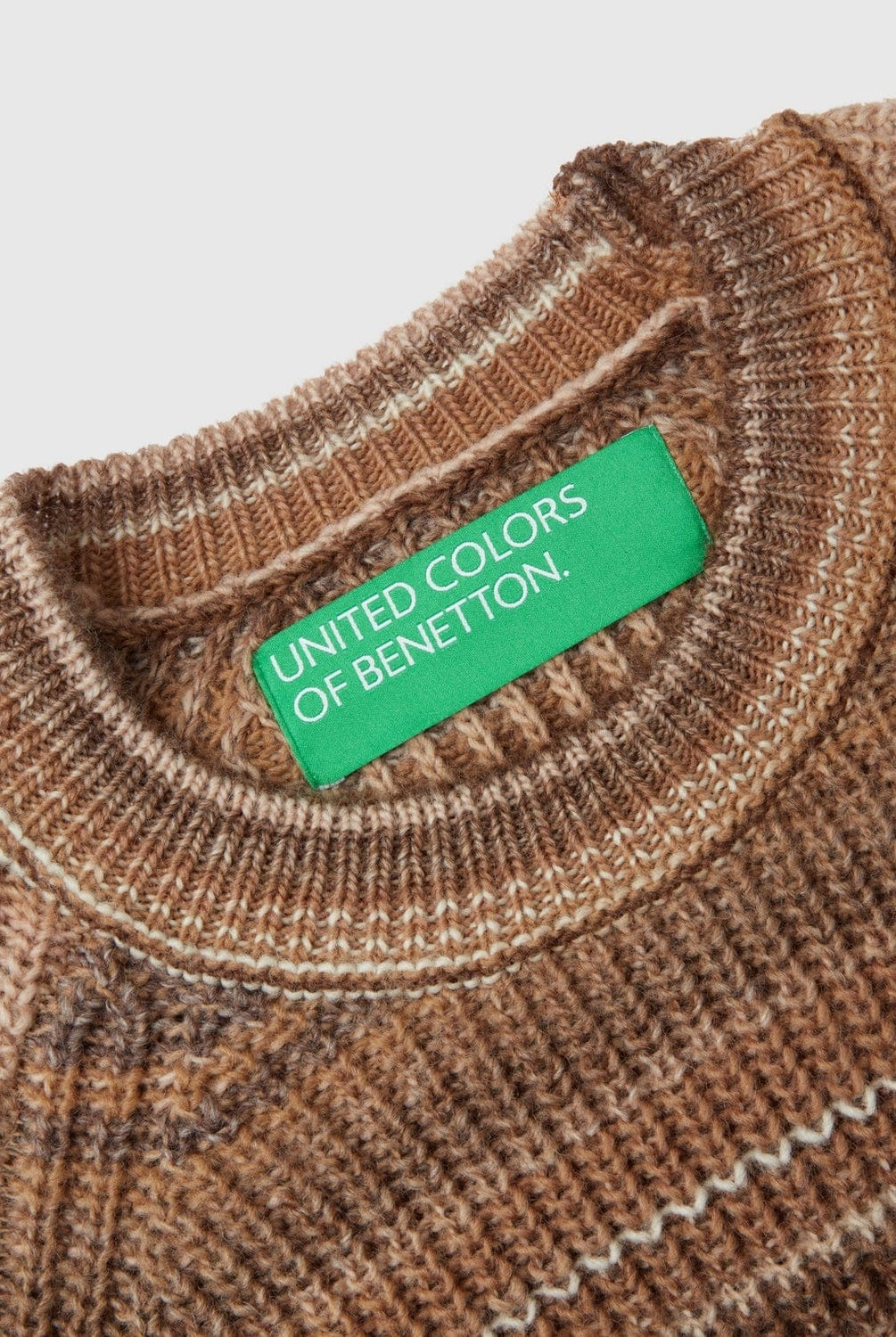 يونايتد كولورز اوف بينيتون بلوفر بأكمام صوف رجالي