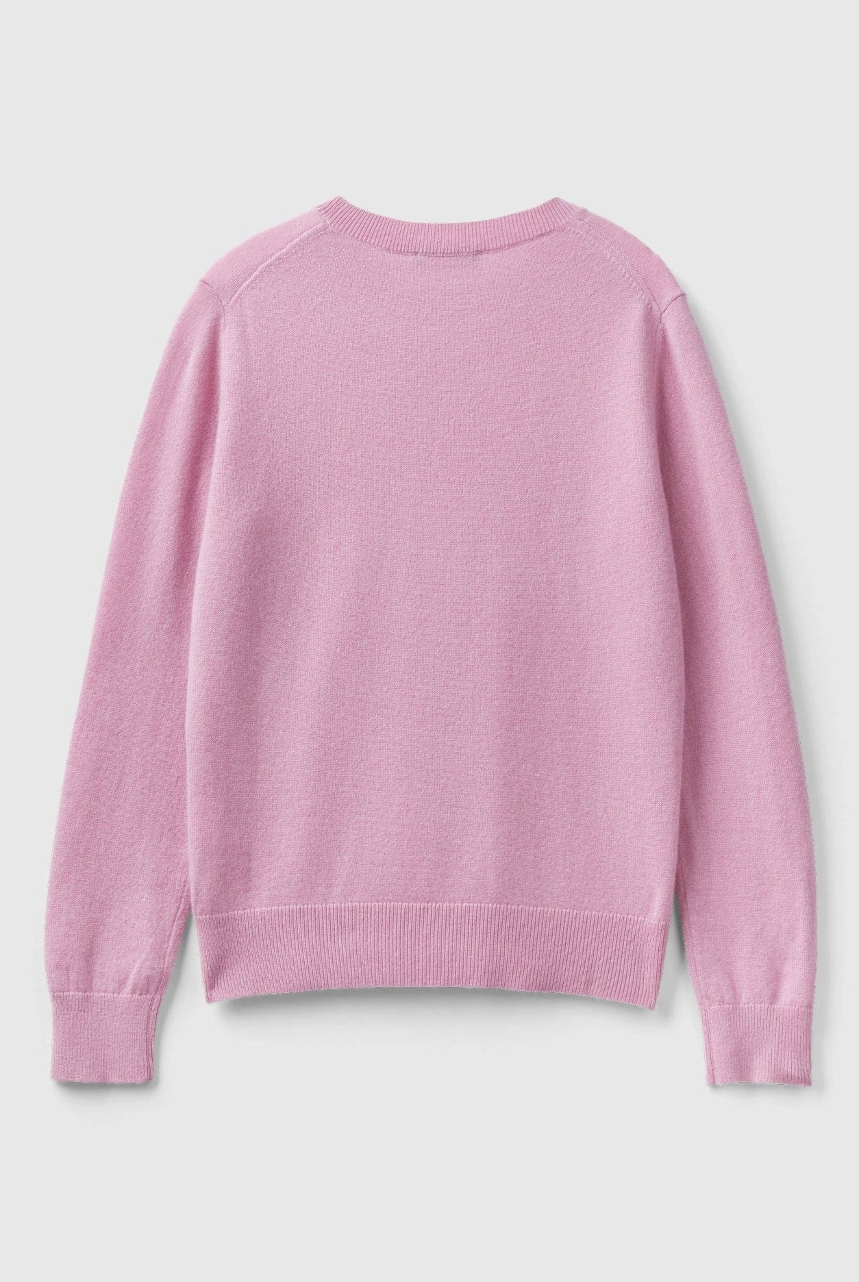 يونايتد كولورز اوف بينيتون بلوفر رمادي داكن من الكشمير الخالص نسائي