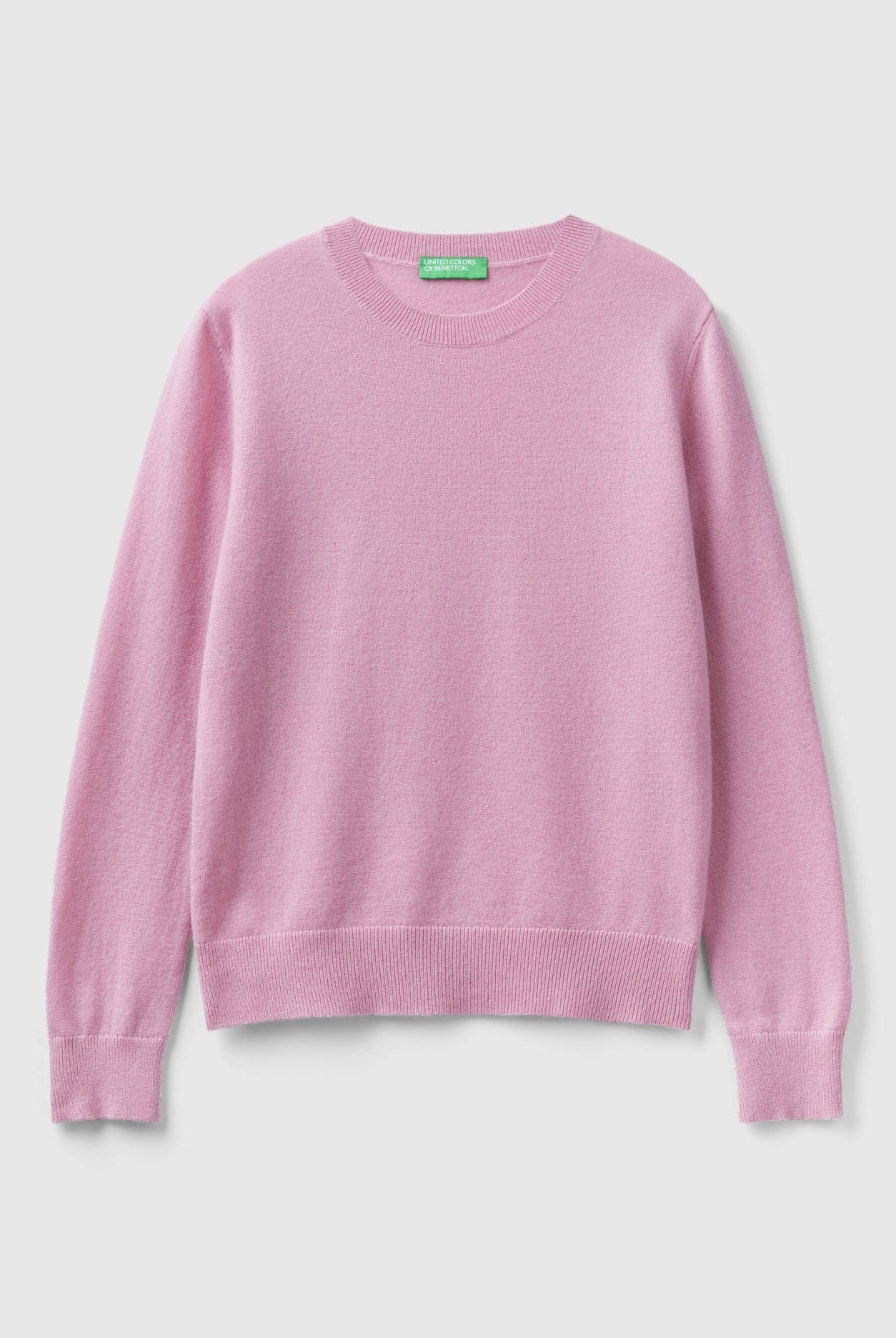 يونايتد كولورز اوف بينيتون بلوفر رمادي داكن من الكشمير الخالص نسائي