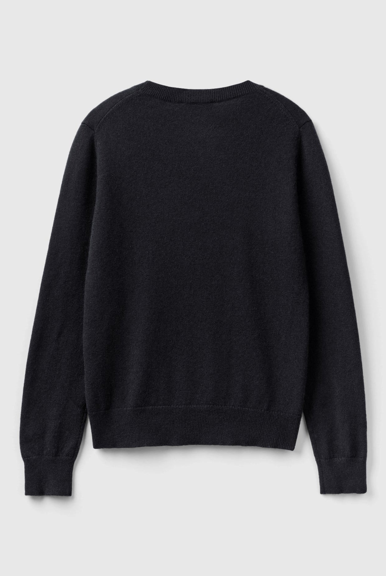 يونايتد كولورز اوف بينيتون بلوفر رمادي داكن من الكشمير الخالص نسائي