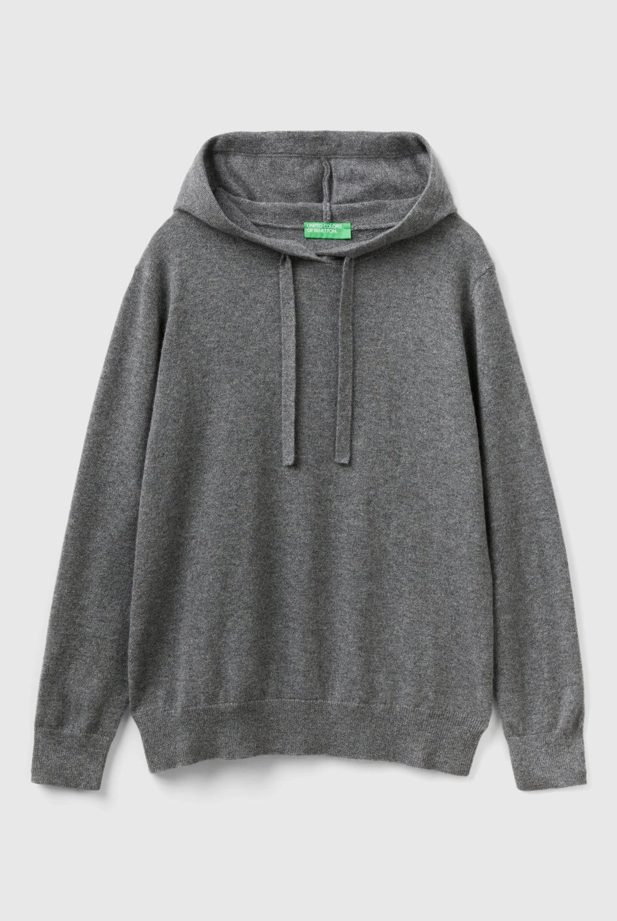 يونايتد كولورز اوف بينيتون سترة رمادية داكنة بغطاء للرأس