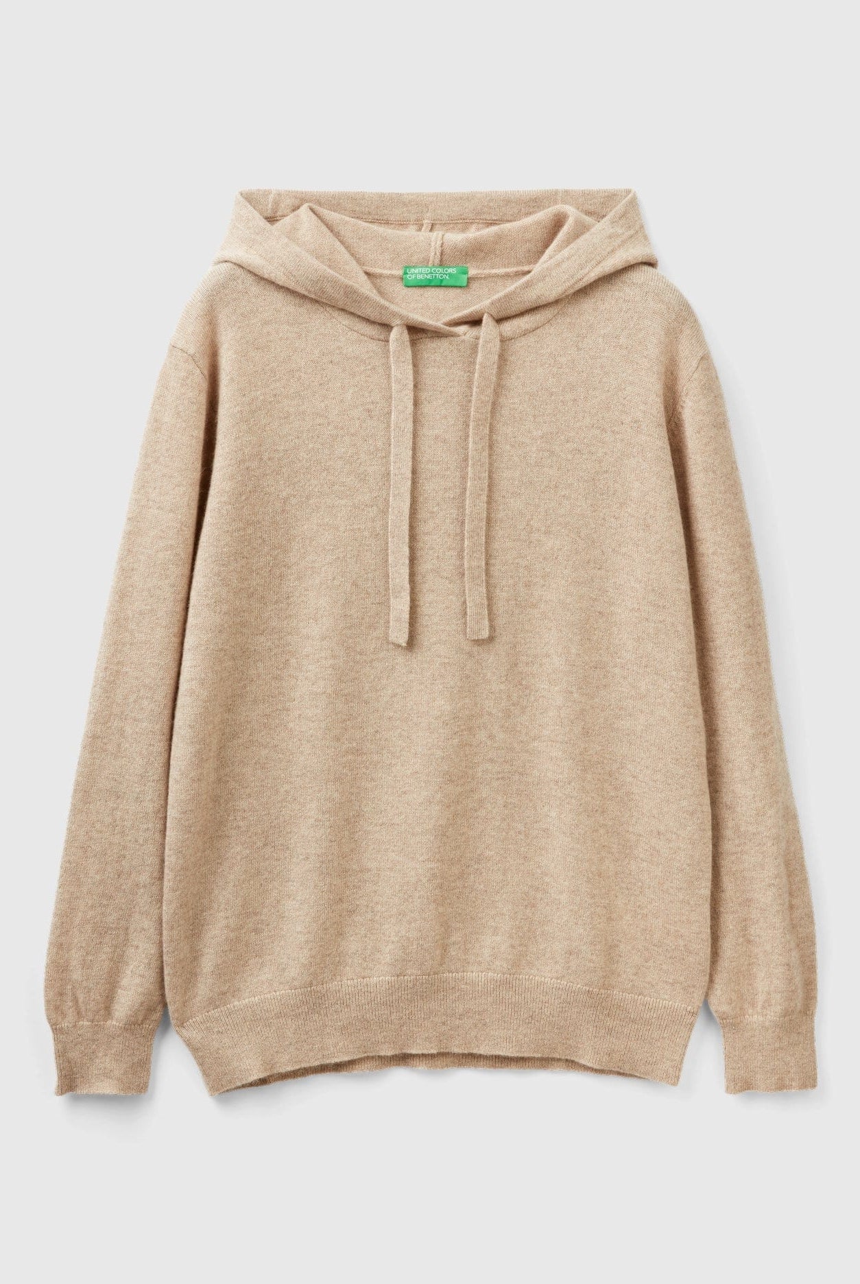 يونايتد كولورز اوف بينيتون سترة رمادية داكنة بغطاء للرأس