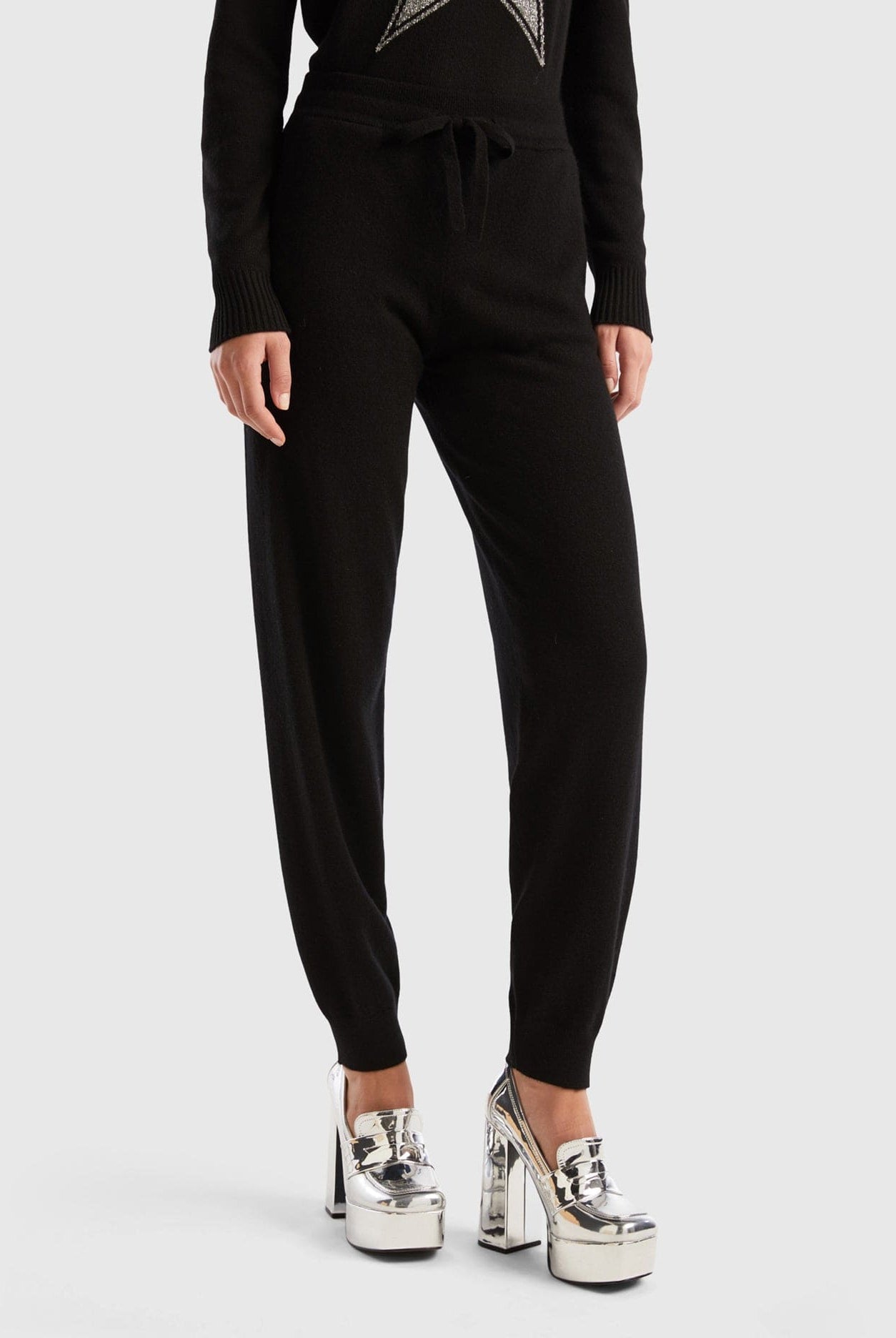 يونايتد كولورز اوف بينيتون بنطلون رياضي من الكشمير الخالص