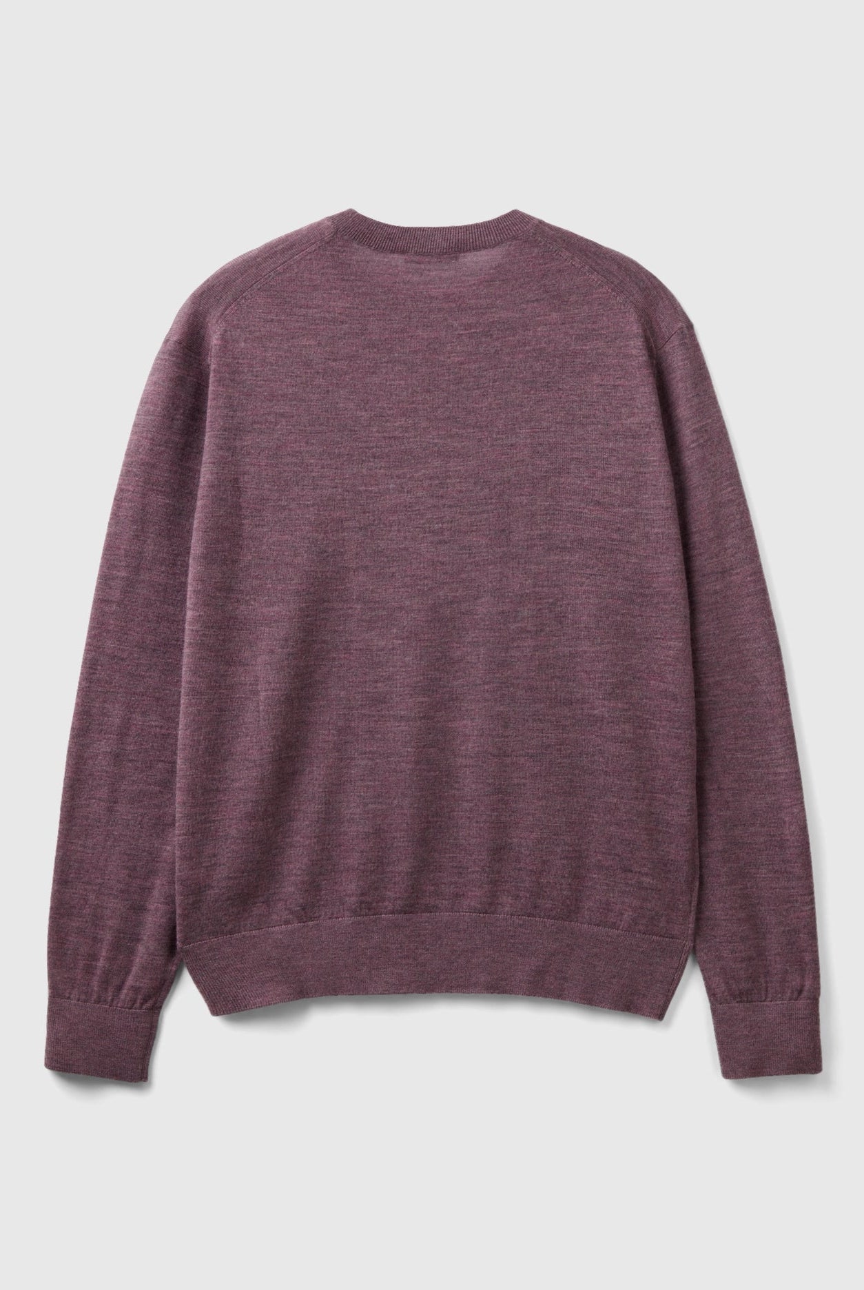 يونايتد كولورز اوف بينيتون بلوفر رمادي داكن من صوف ميرينو الخالص