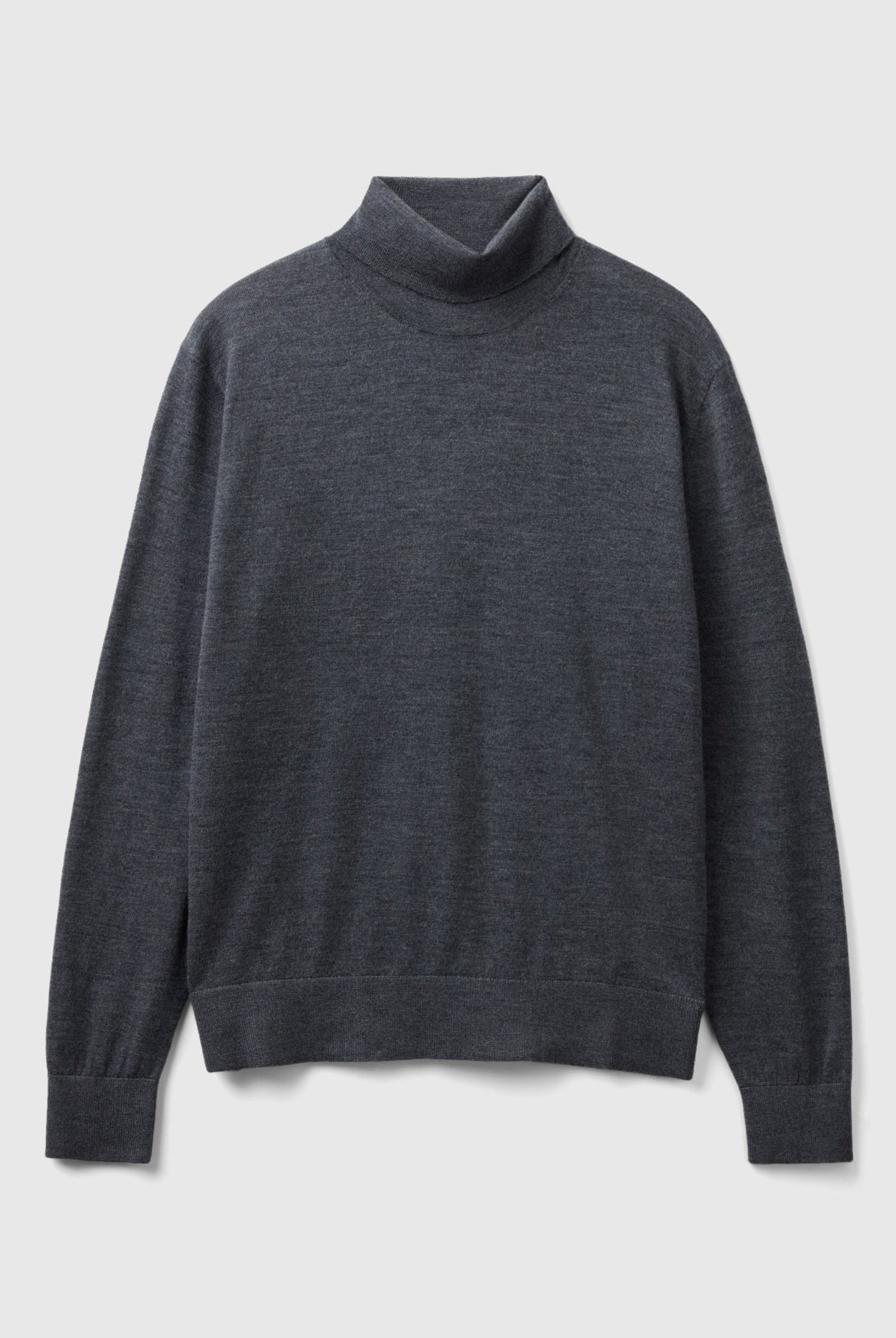 يونايتد كولورز اوف بينيتون بلوفر صوف بياقة عالية كم طويل نسائي