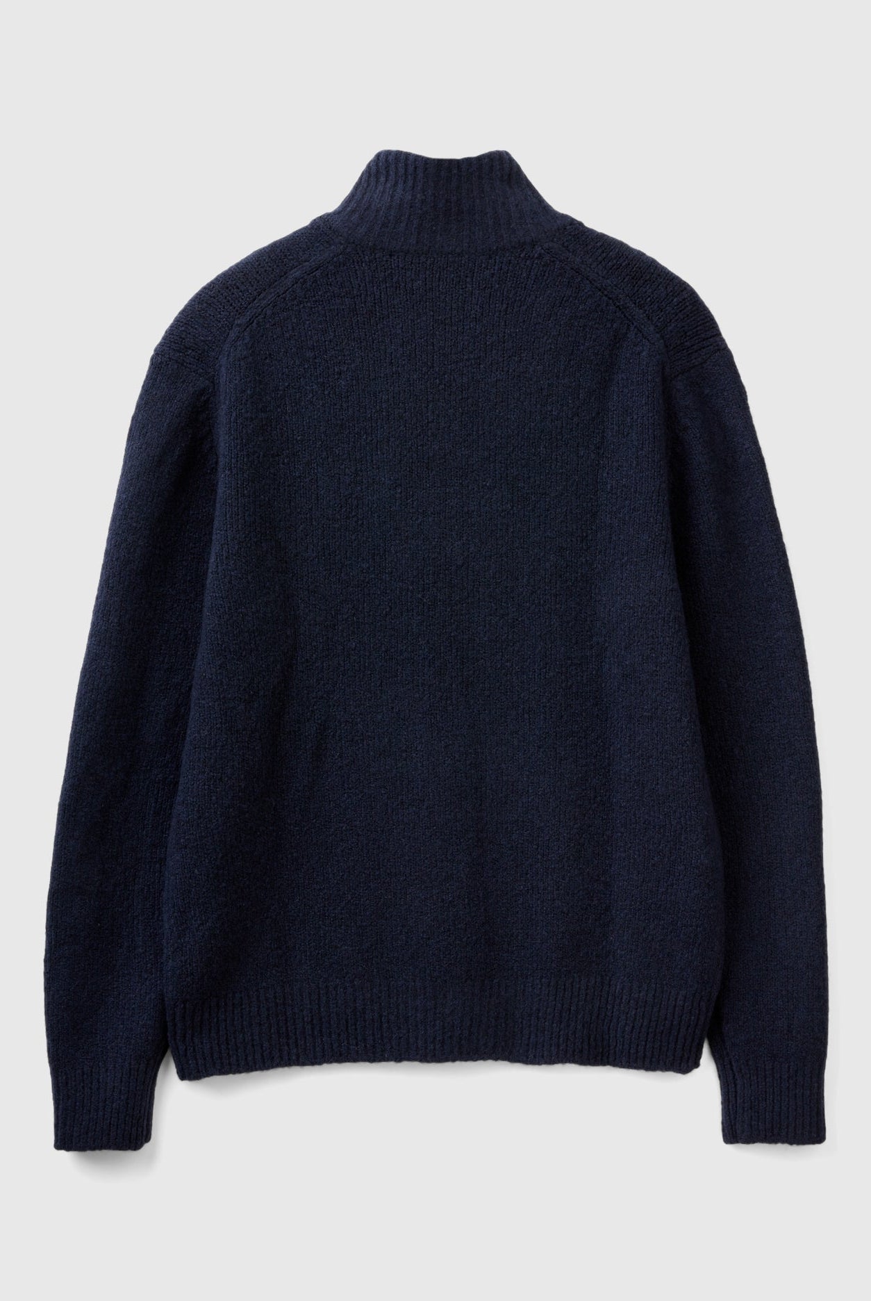 يونايتد كولورز اوف بينيتون بلوفر طويل الأكمام بسحاب كم طويل رجالي