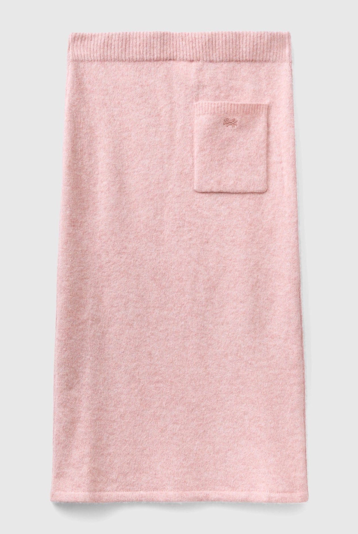 يونايتد كولورز اوف بينيتون تنورة ميدي محبوكة بشعار نسائي