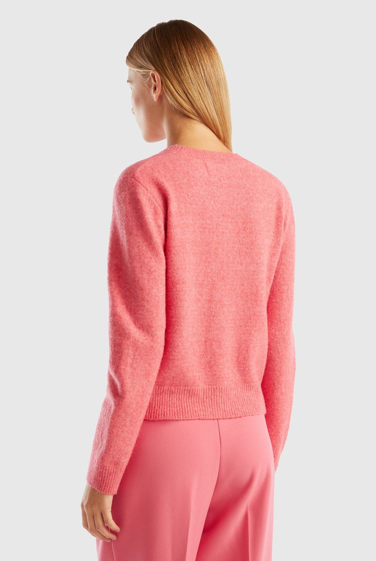 يونايتد كولورز اوف بينيتون كنزة صوف مرتفعة