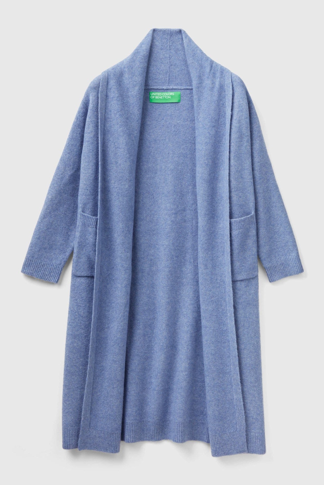 يونايتد كولورز اوف بينيتون كارديجان طويل للنساء مع جيوب نسائي