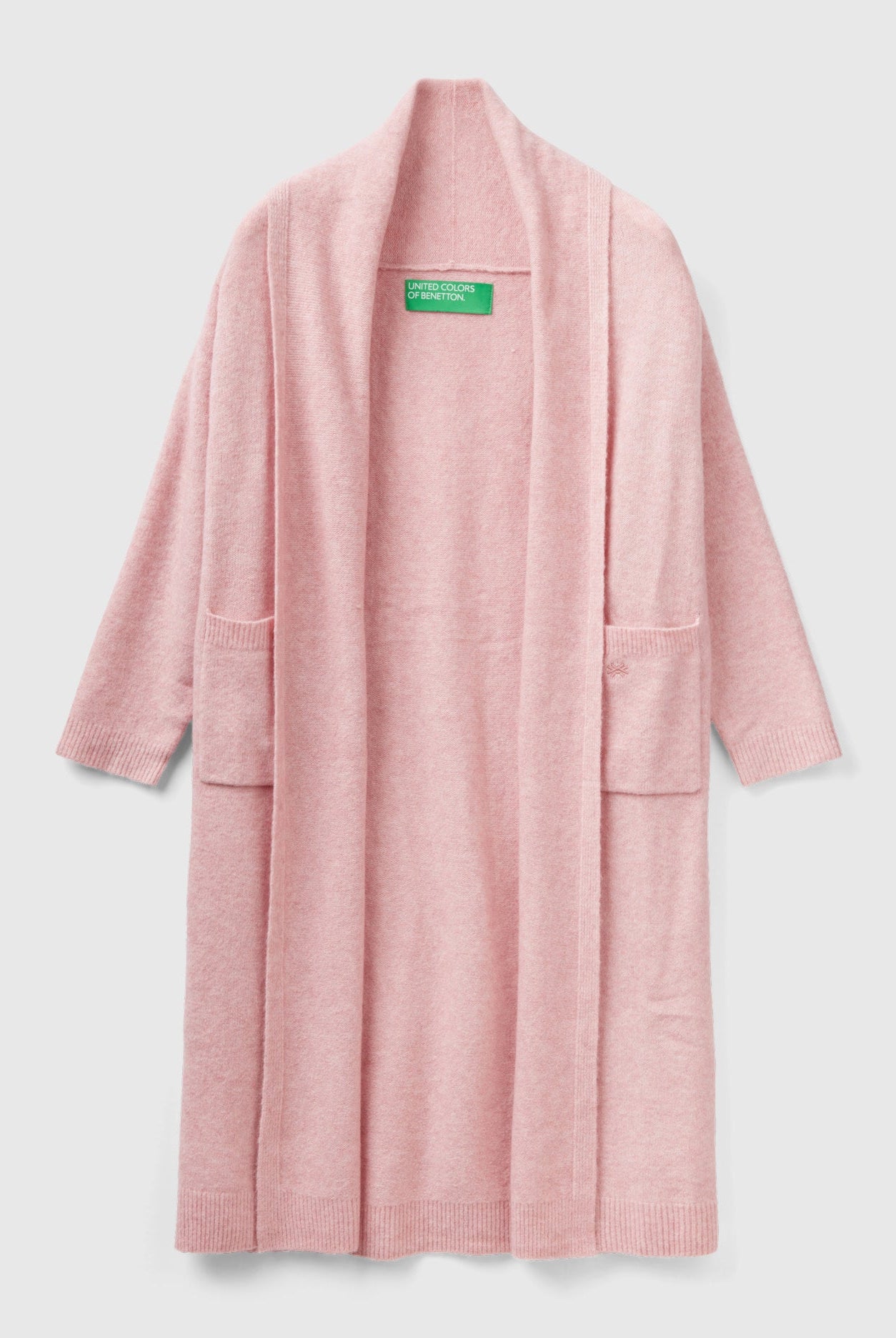 يونايتد كولورز اوف بينيتون كارديجان طويل للنساء مع جيوب نسائي