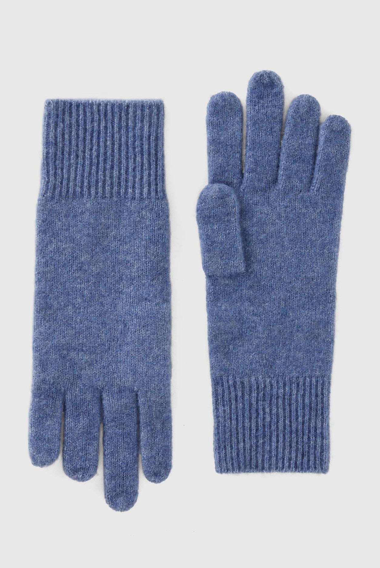 يونايتد كولورز اوف بينيتون قفازات صوف ممزوج سادة نسائي