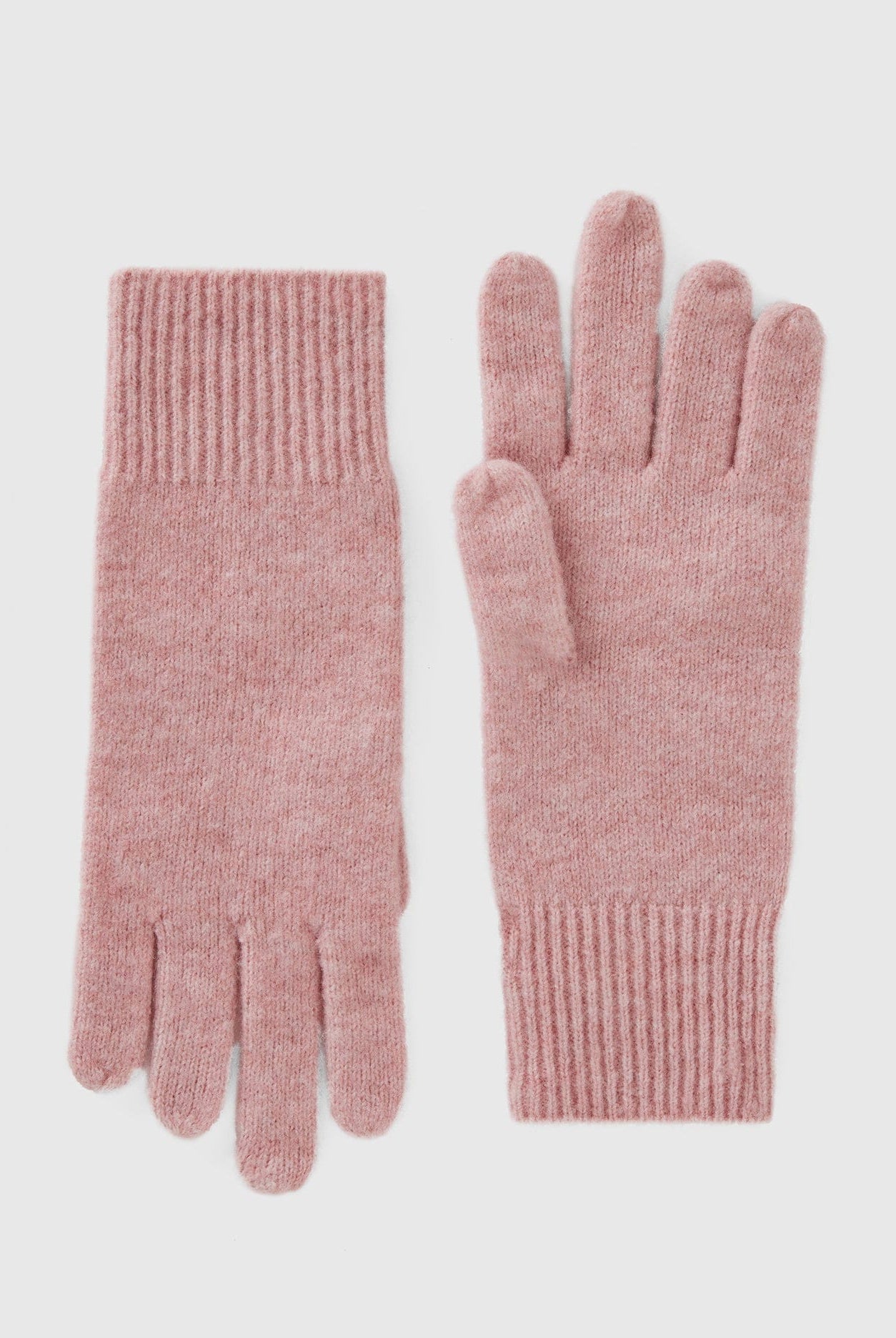 يونايتد كولورز اوف بينيتون قفازات صوف ممزوج سادة نسائي