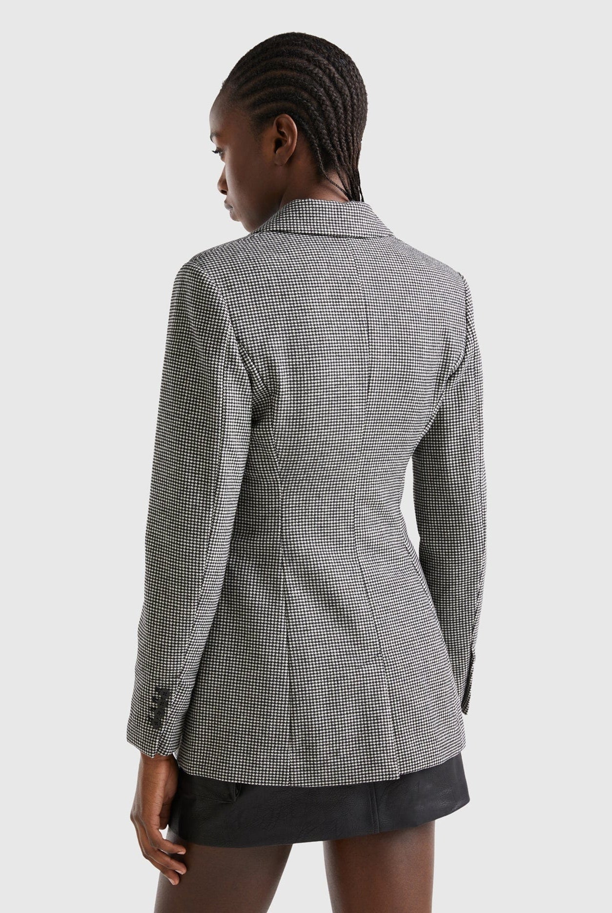 يونايتد كولورز اوف بينيتون بليزر بزرارين واسع طويل نسائي