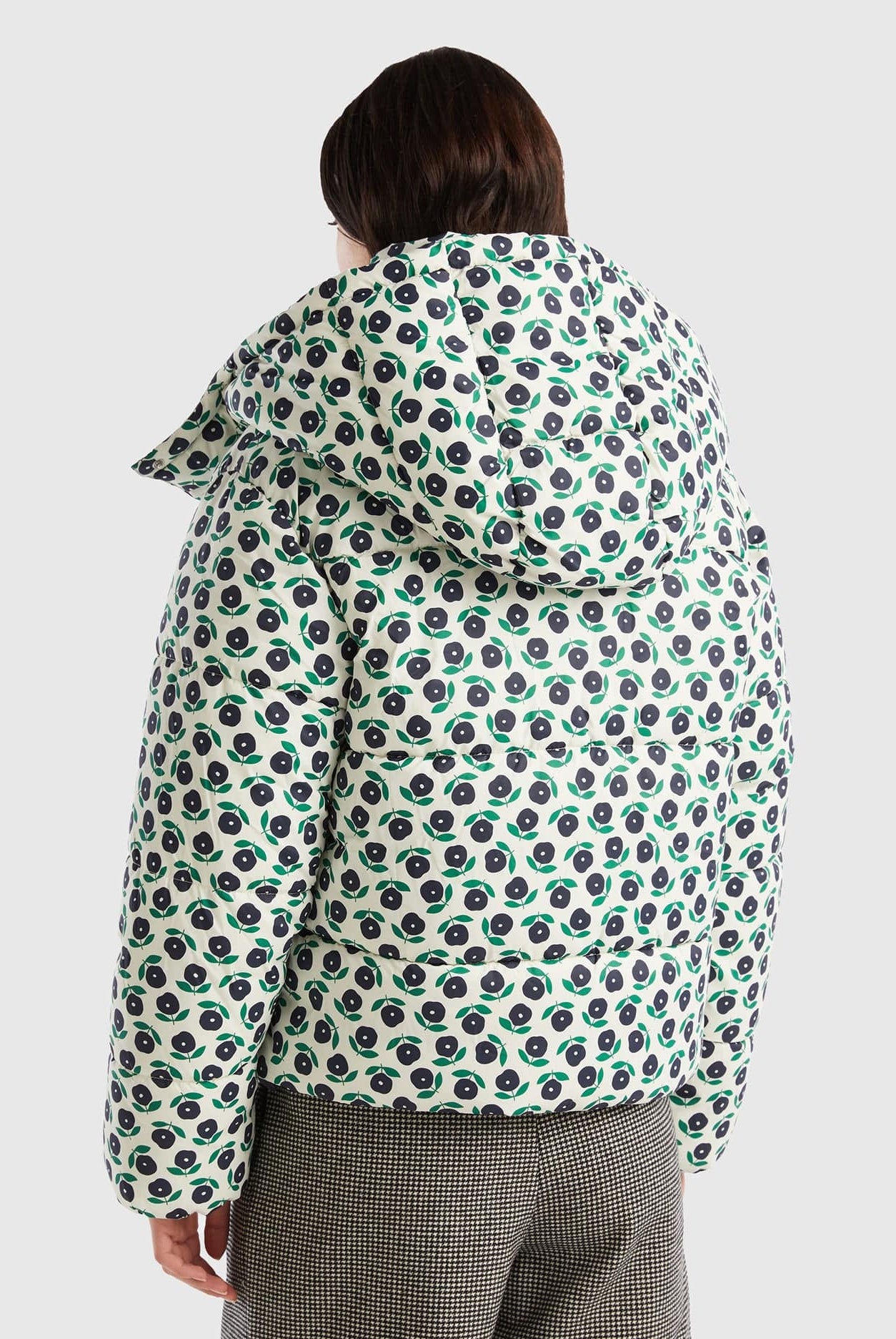 يونايتد كولورز اوف بينيتون معطف بوفا مزين بنقشة زهور