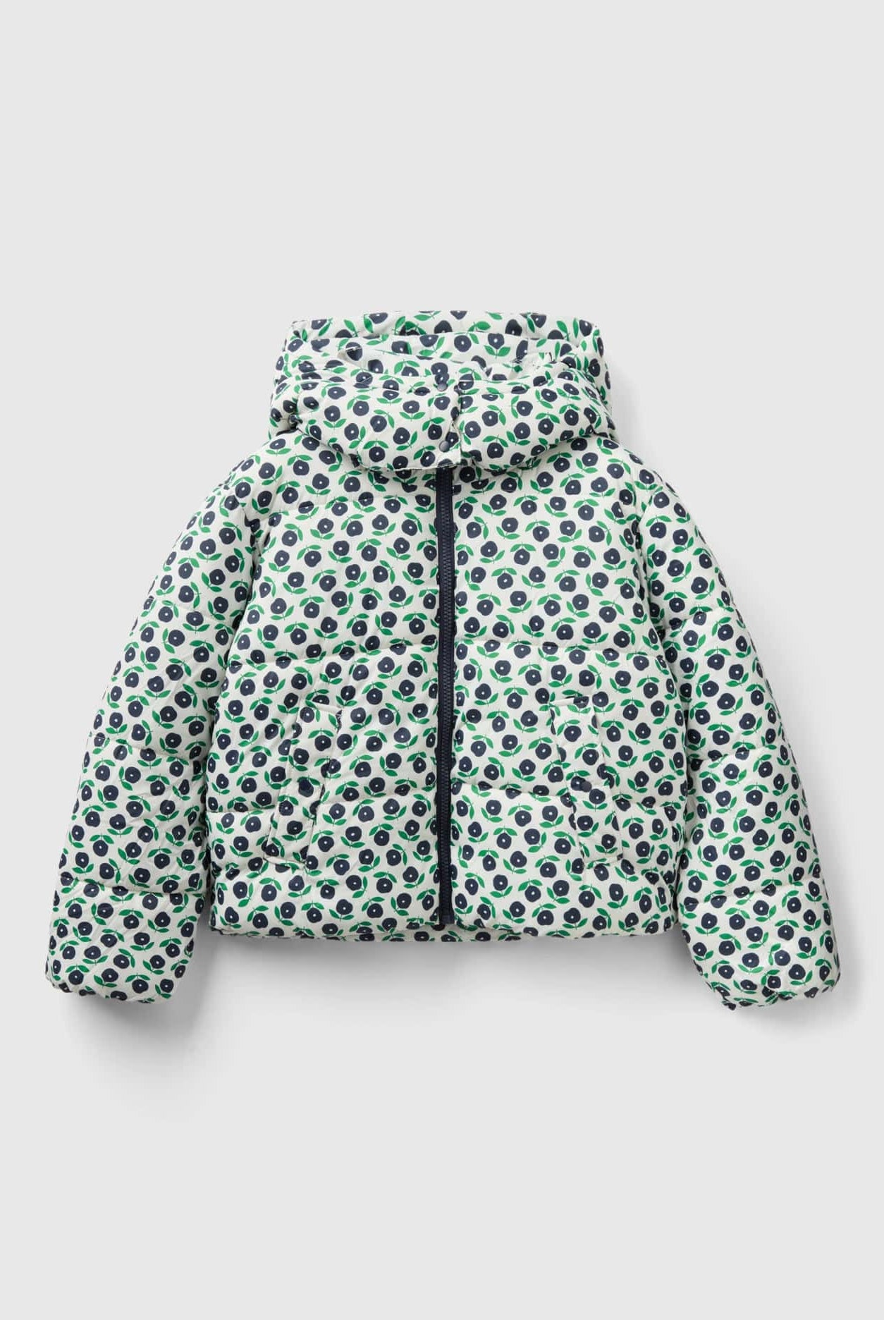 يونايتد كولورز اوف بينيتون معطف بوفا مزين بنقشة زهور