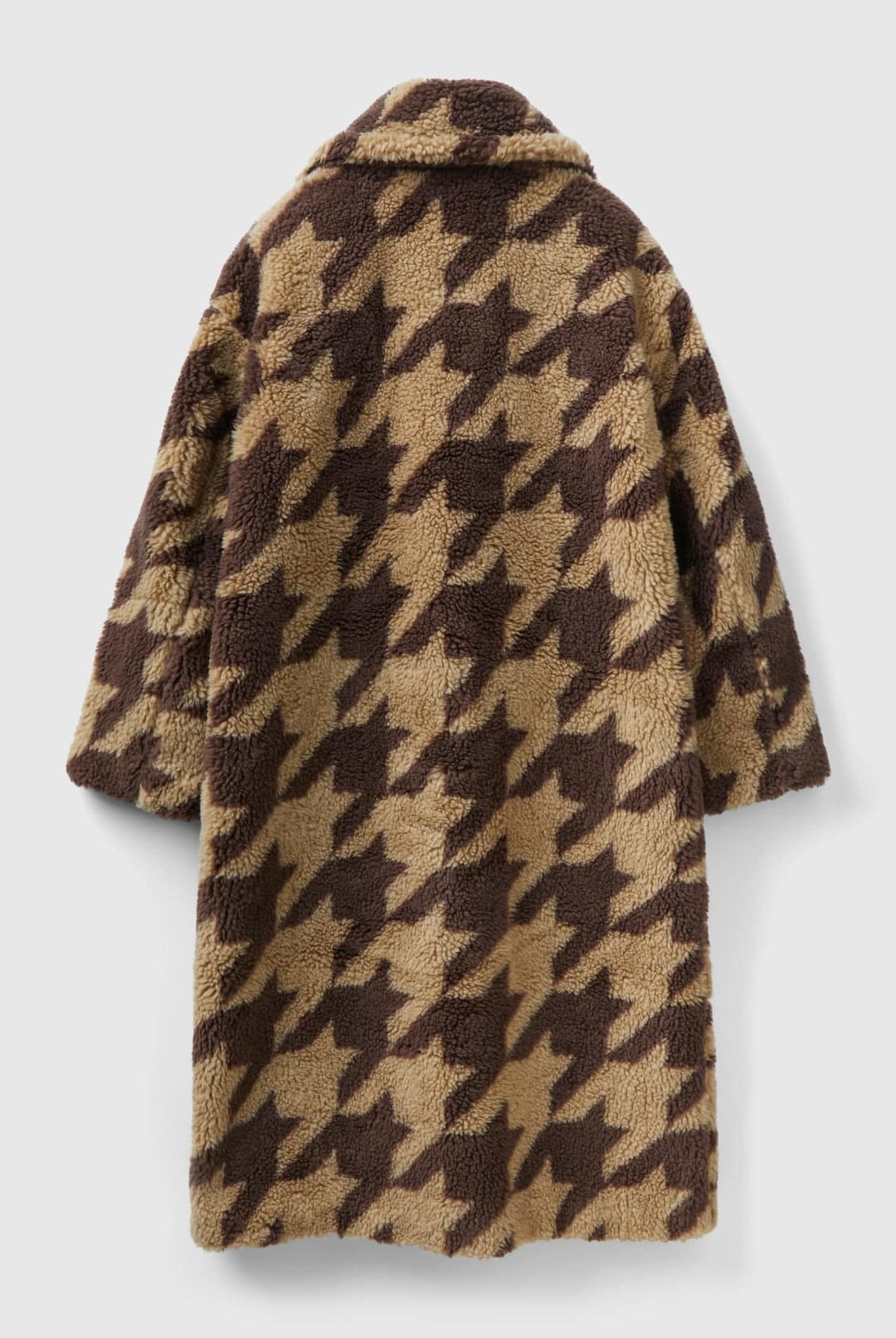 يونايتد كولورز اوف بينيتون معطف تيدي بنقشة هاوندستوث