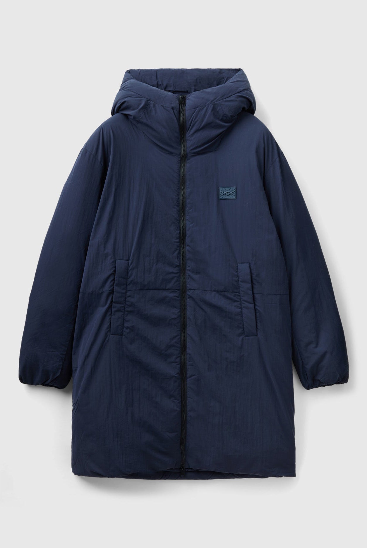 يونايتد كولورز اوف بينيتون معطف رجالي به شعارطويل