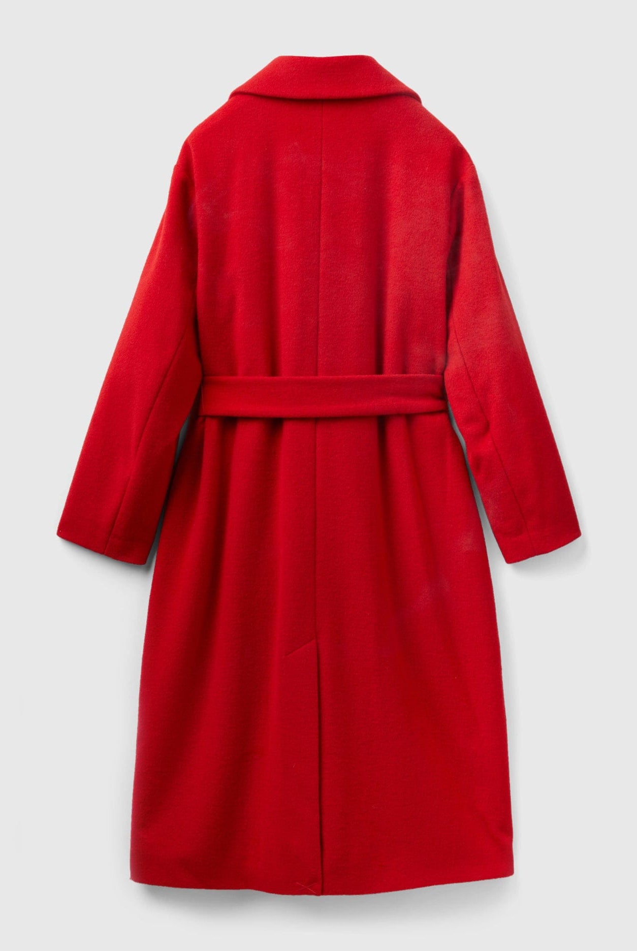 يونايتد كولورز اوف بينيتون معطف طويل بحزام للنساء