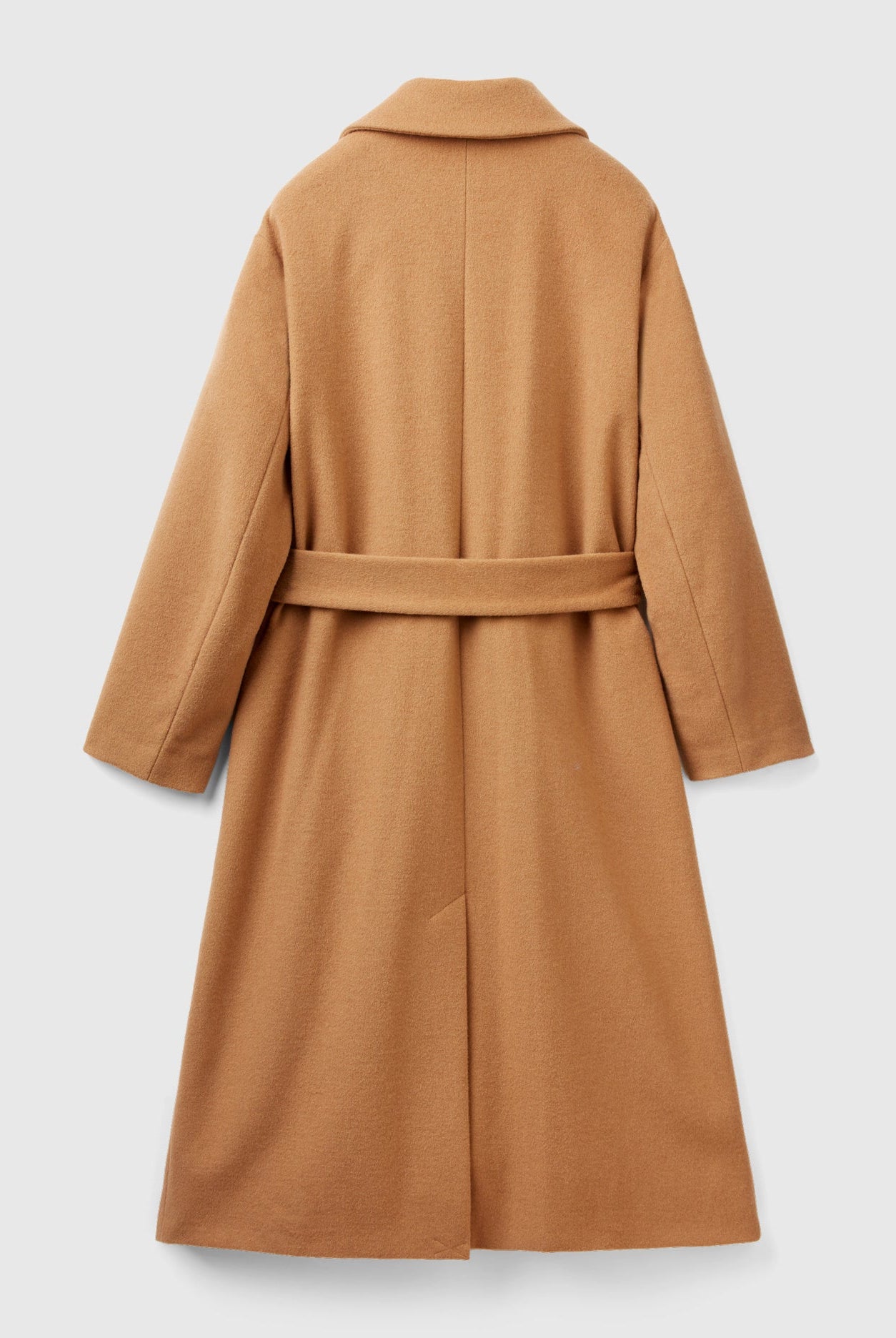 يونايتد كولورز اوف بينيتون معطف طويل بحزام للنساء