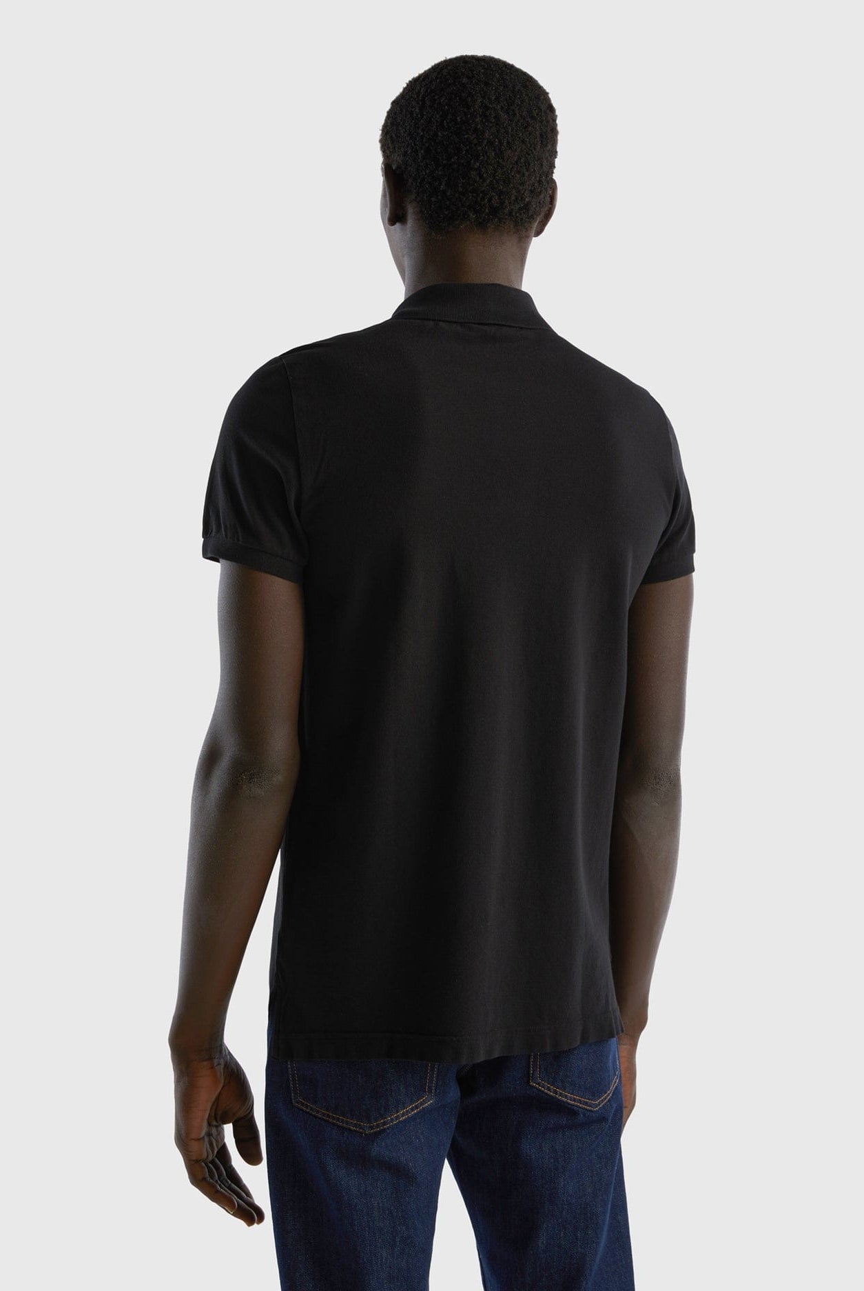 يونايتد كولورز اوف بينيتون تيشيرت بولو سليم فيت