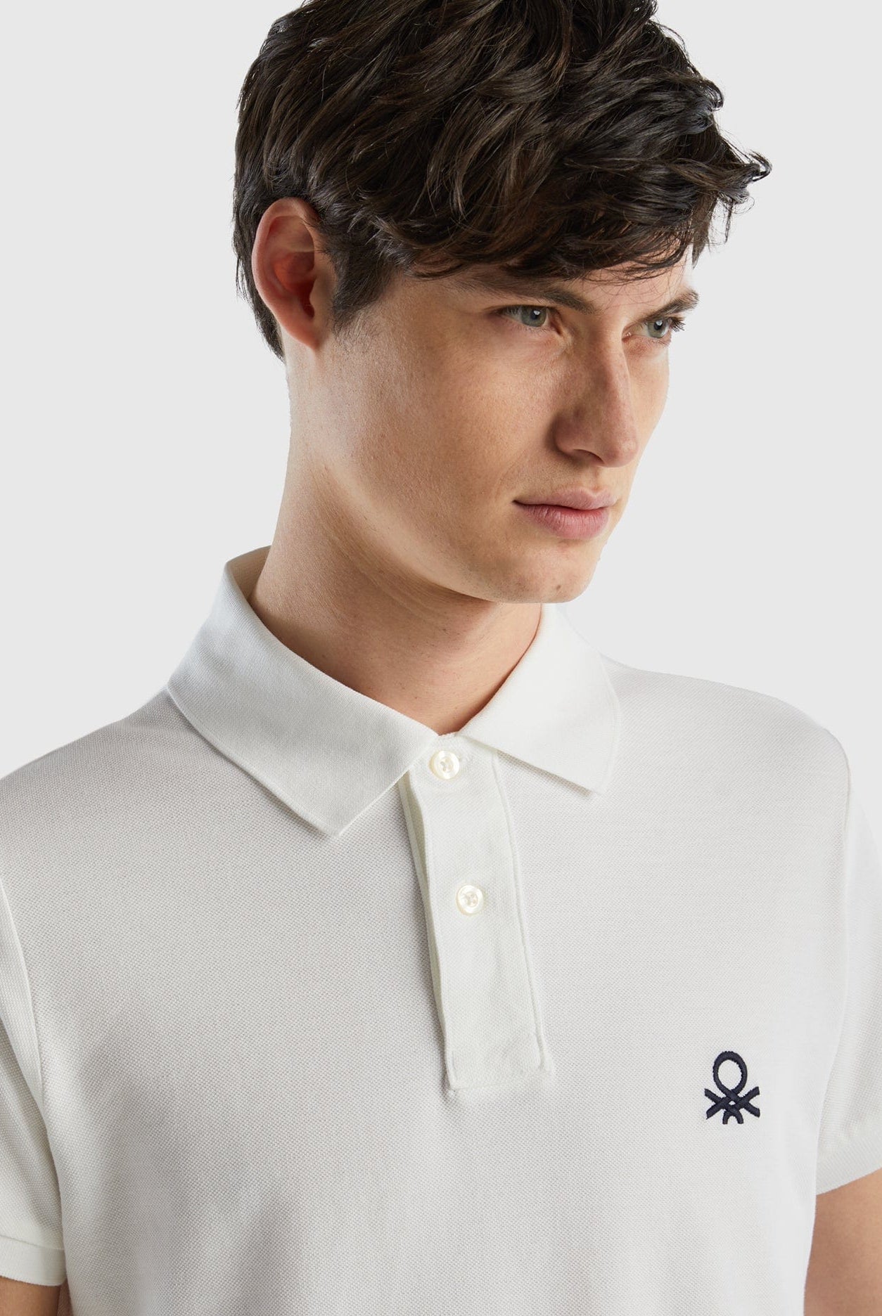 يونايتد كولورز اوف بينيتون تيشيرت بولو سليم فيت