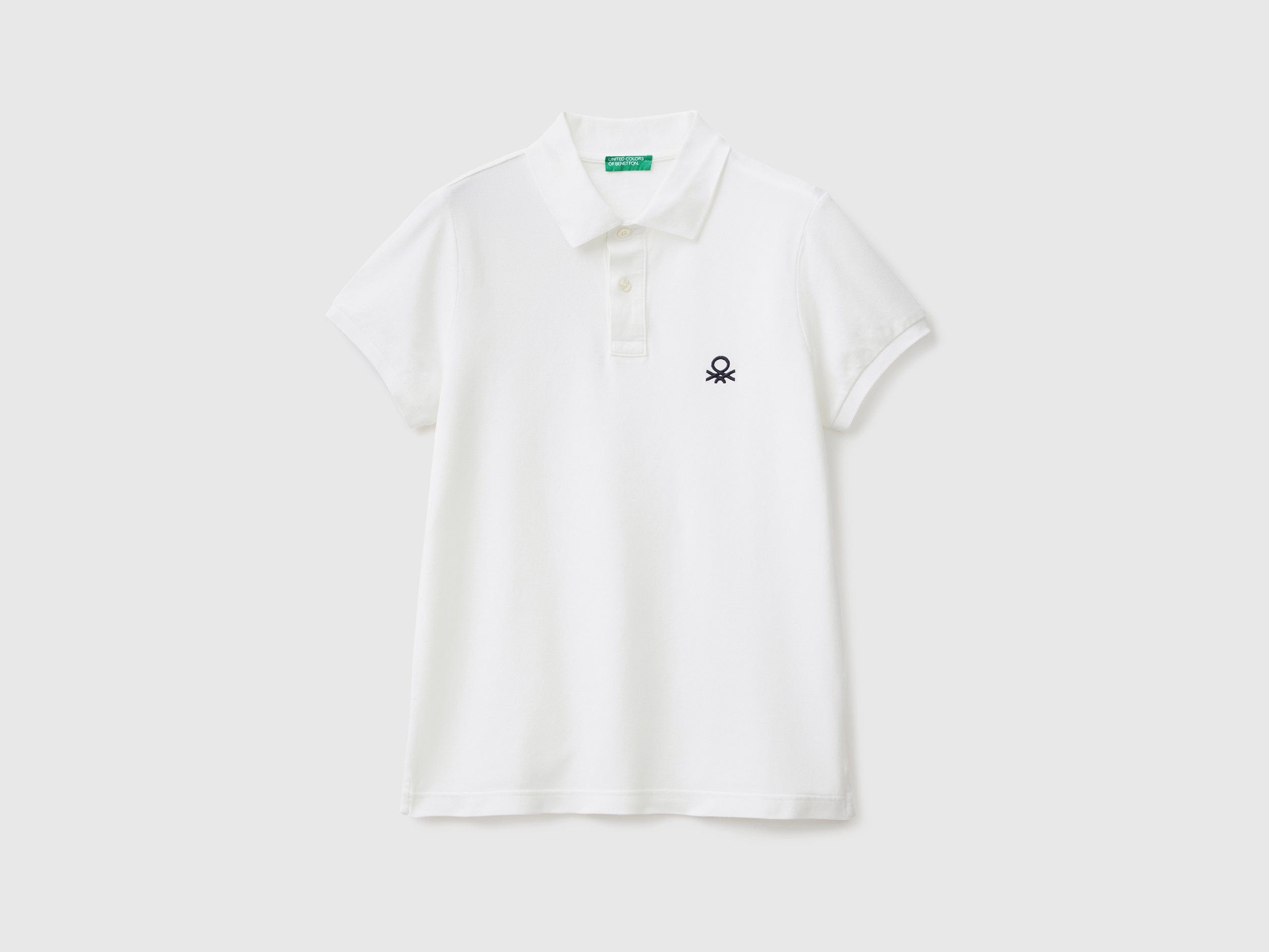 يونايتد كولورز اوف بينيتون تيشيرت بولو سليم فيت