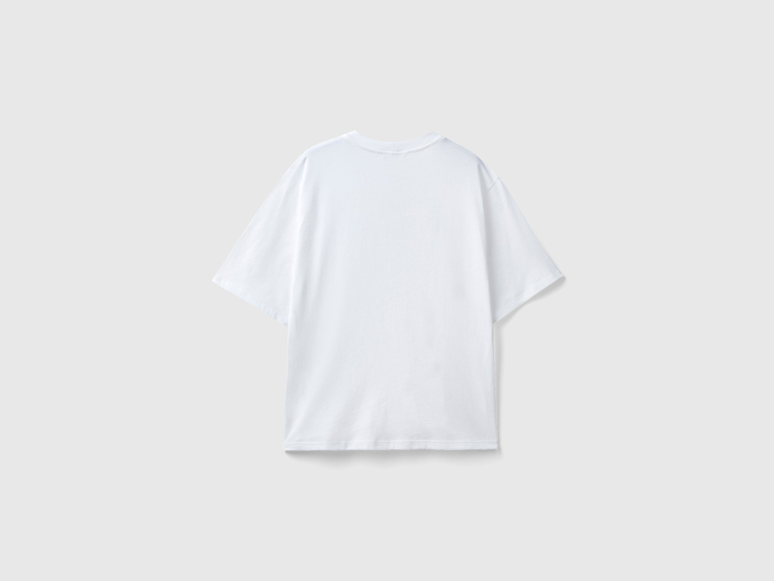 يونايتد كولورز اوف بينيتون تيشيرت بطبعة أرنب نص كم نسائي