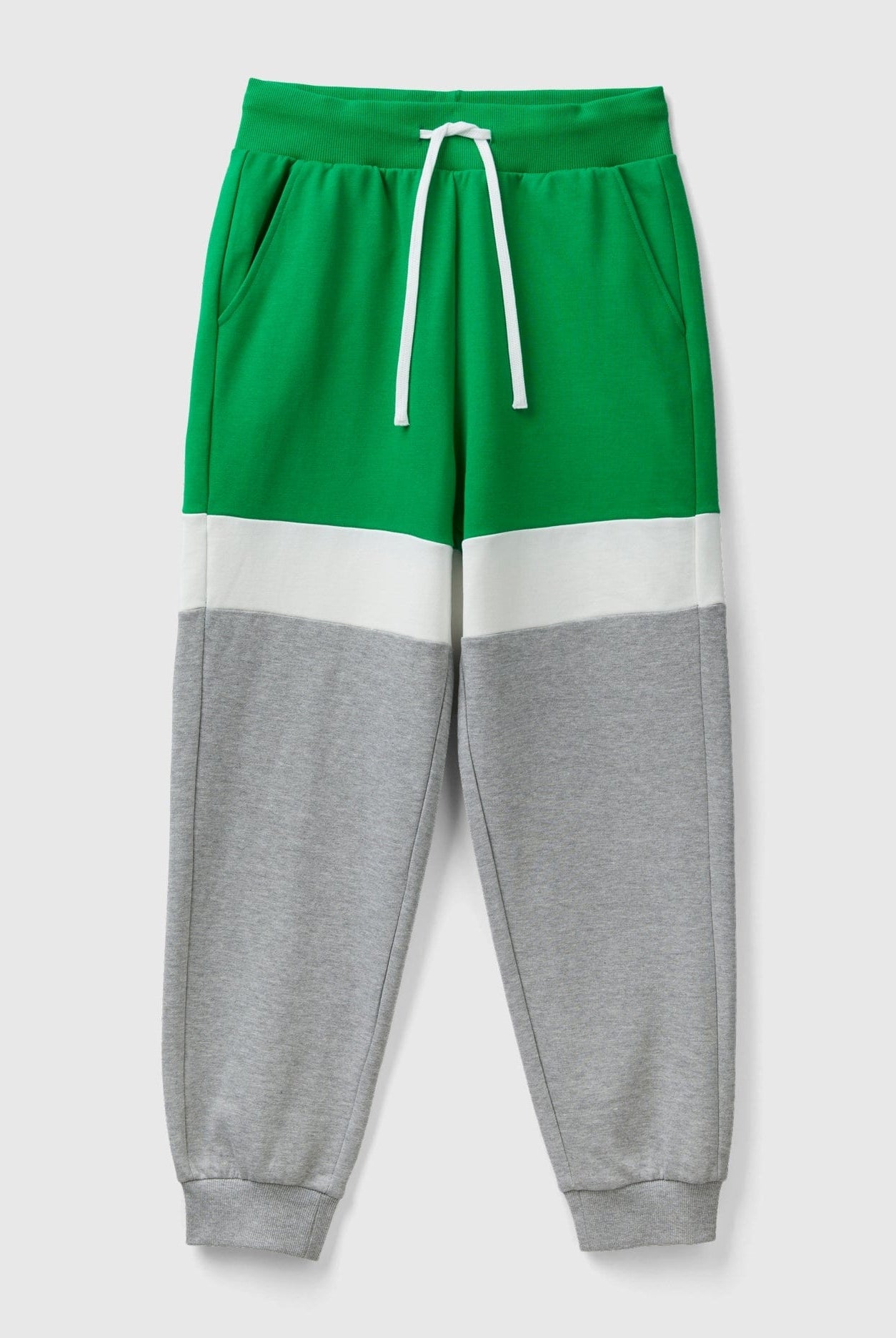 يونايتد كولورز اوف بينيتون بنطلون رياضي مخطط بالعرض مع رباط خصر