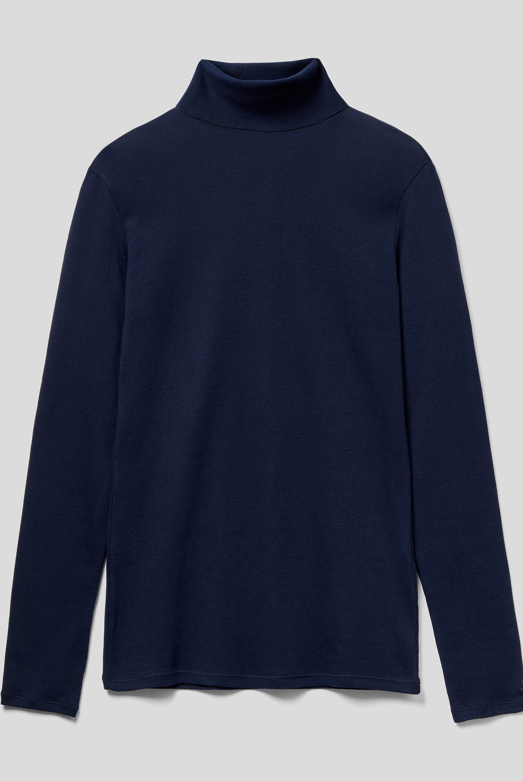 يونايتد كولورز اوف بينيتون تيشيرت نسائي بأكمام طويلة وياقة عالية