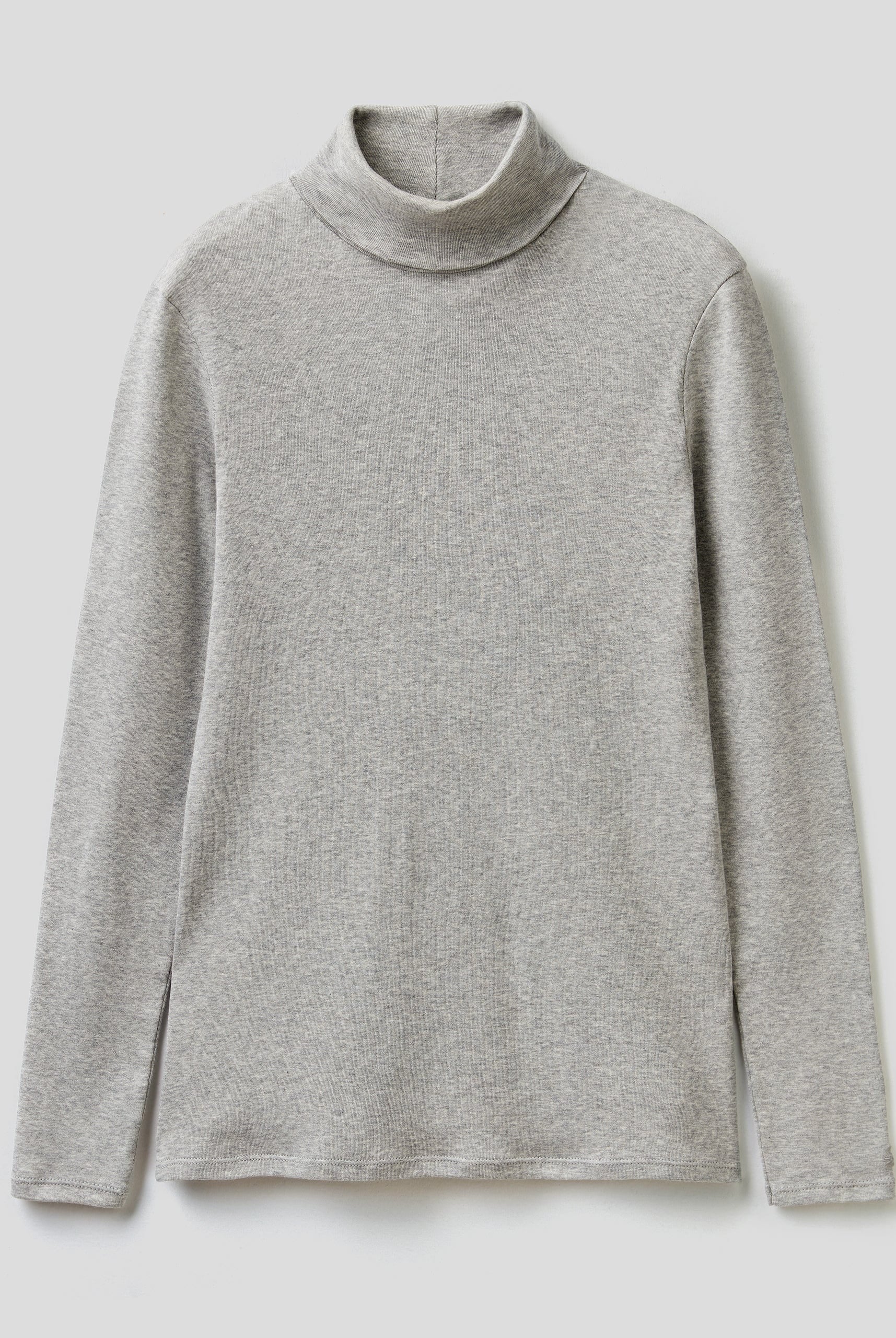 يونايتد كولورز اوف بينيتون تيشيرت نسائي بأكمام طويلة وياقة عالية