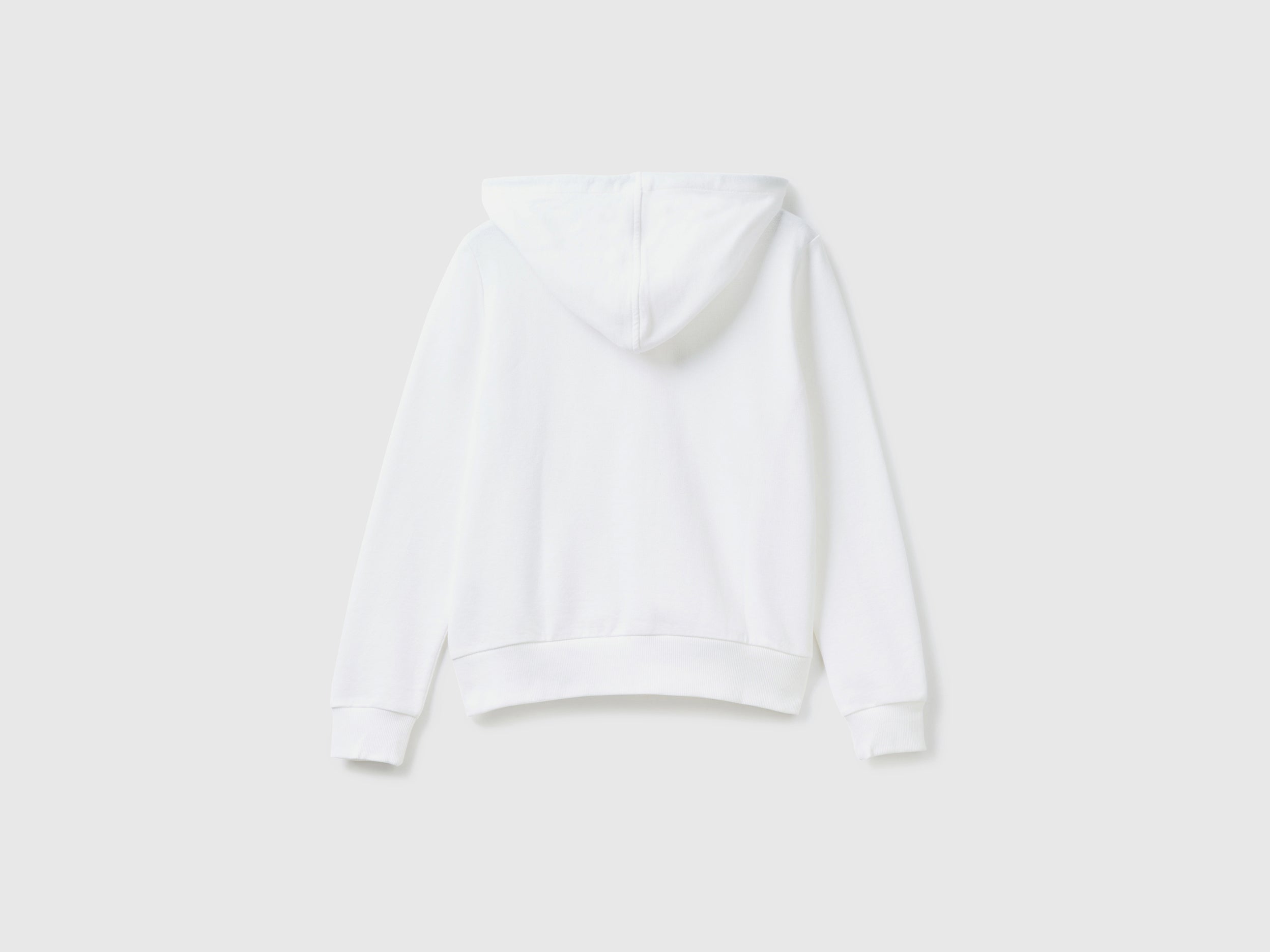 يونايتد كولورز اوف بينيتون سويت شيرت قطن بسحاب وقبعة بسحاب نسائي