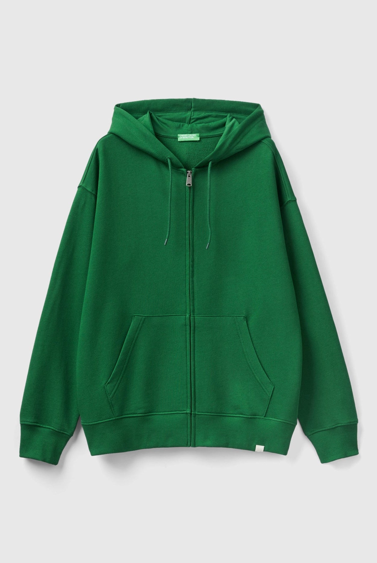 يونايتد كولورز اوف بينيتون بلوفر بسحاب من القطن كم طويل رجالي