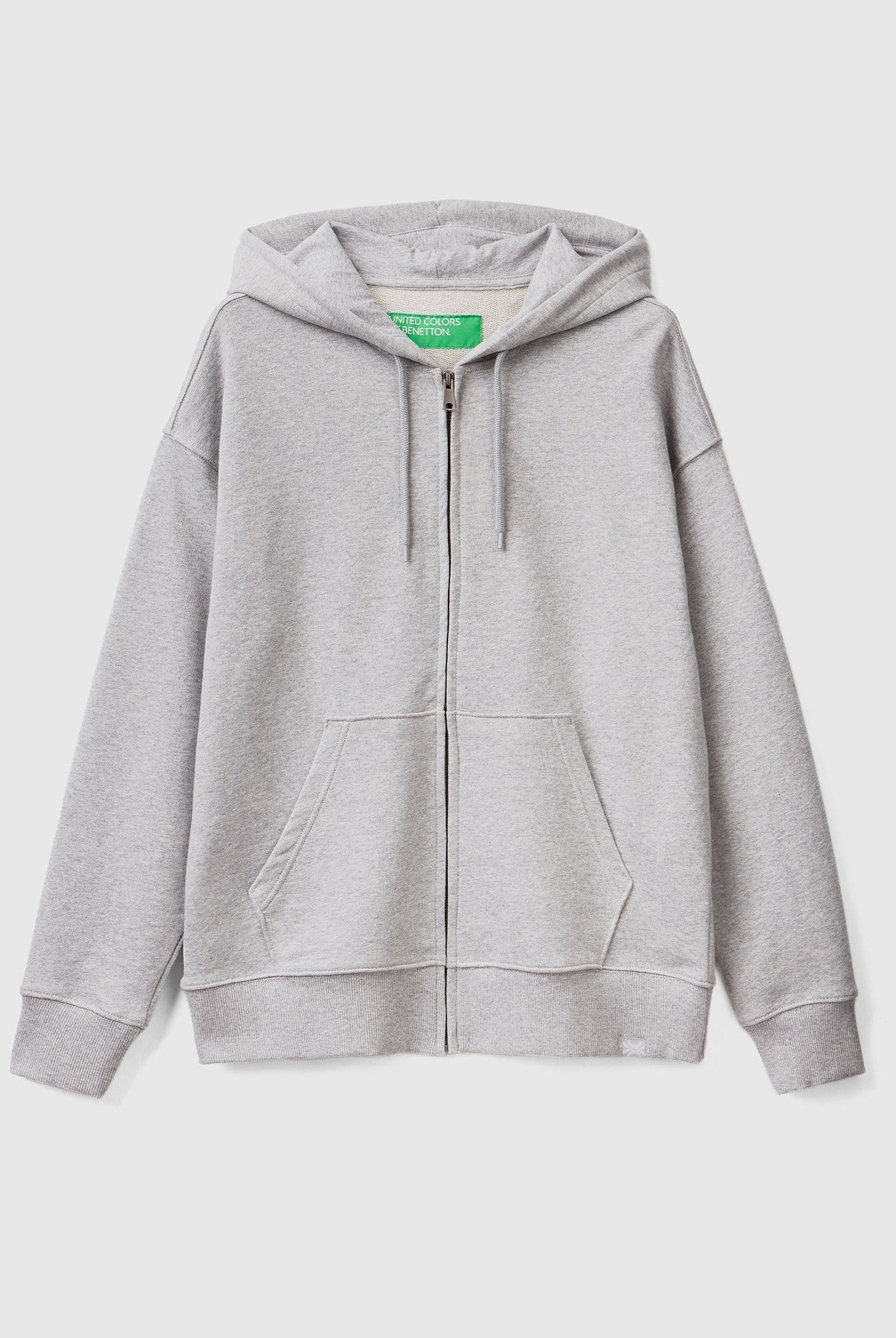 يونايتد كولورز اوف بينيتون بلوفر بسحاب من القطن كم طويل رجالي