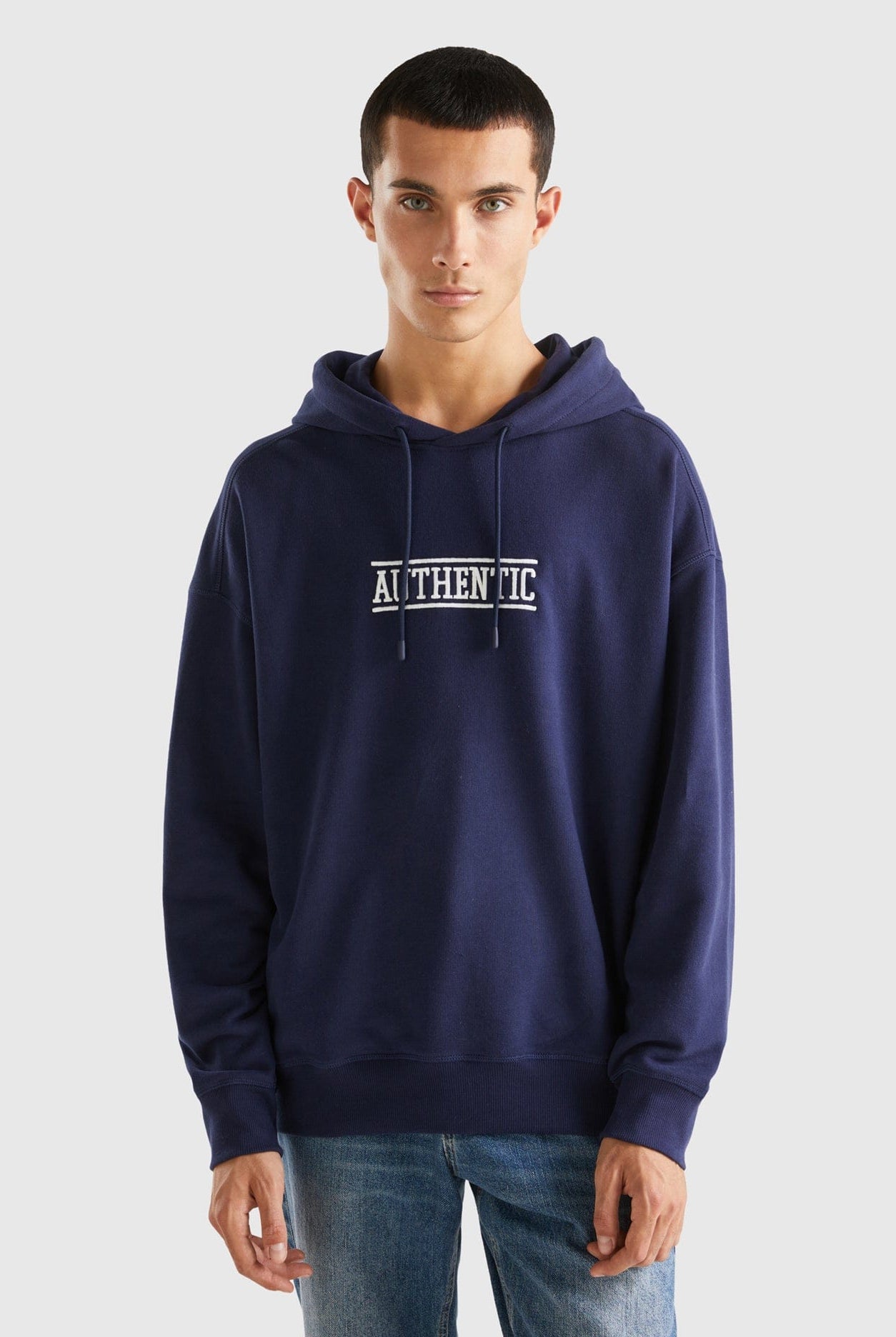 يونايتد كولورز اوف بينيتون هودي مطبوع رجالي