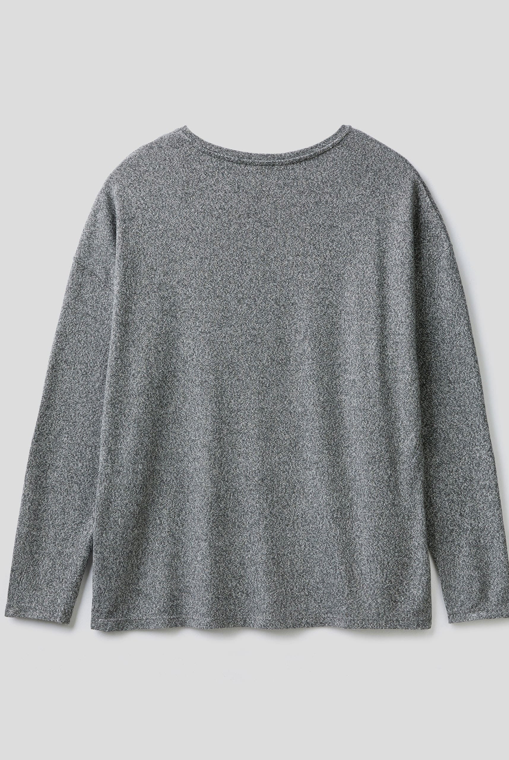 يونايتد كولورز اوف بينيتون تيشيرت نسائي طويل الأكمام من الفيسكوز المطاطي