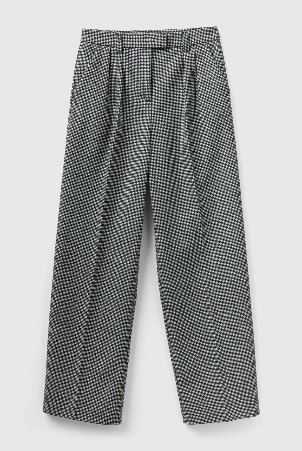 يونايتد كولورز اوف بينيتون بنطلون واسع الساق بنقشة نسائي