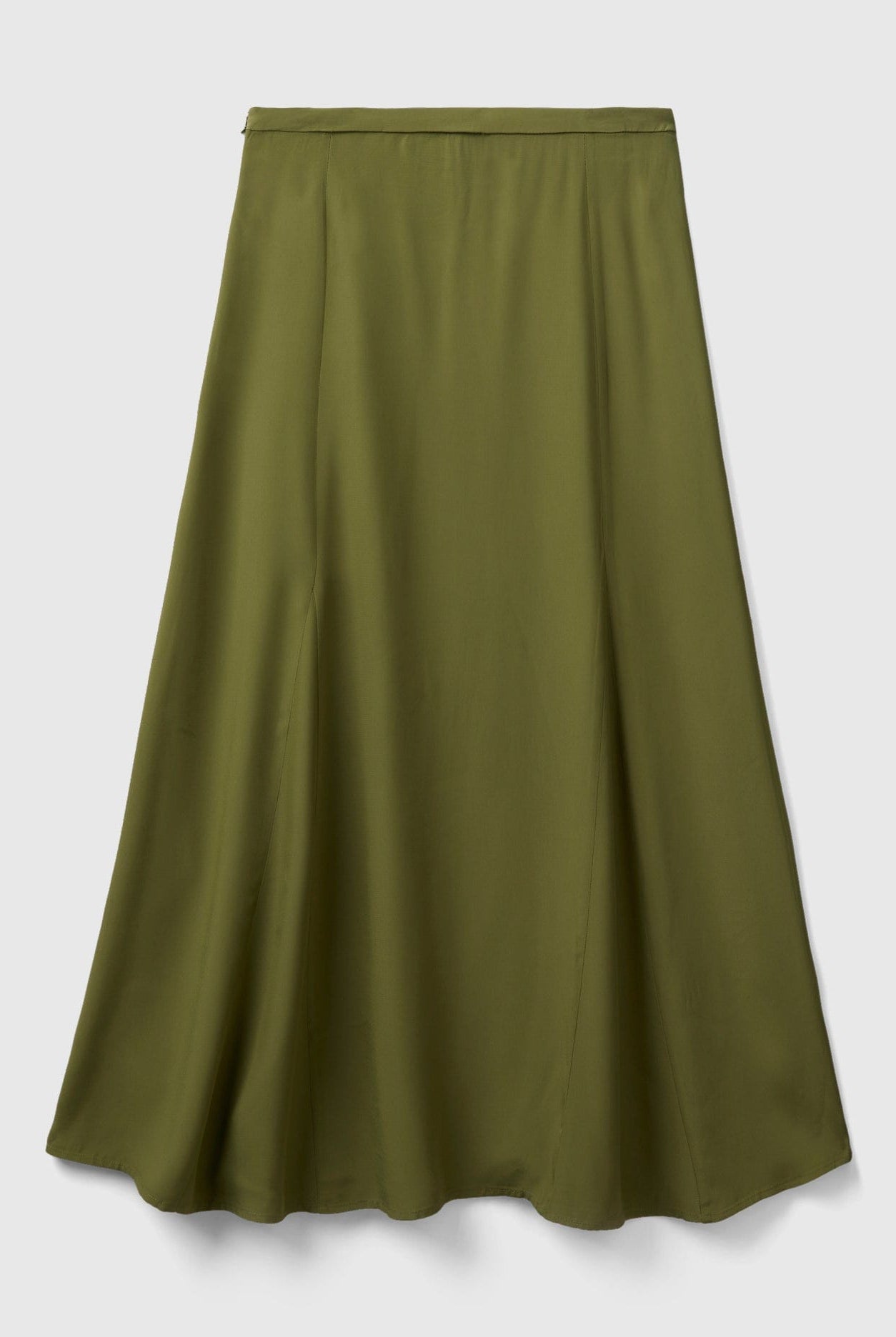 يونايتد كولورز اوف بينيتون تنورة ميدي نسائي ساتان