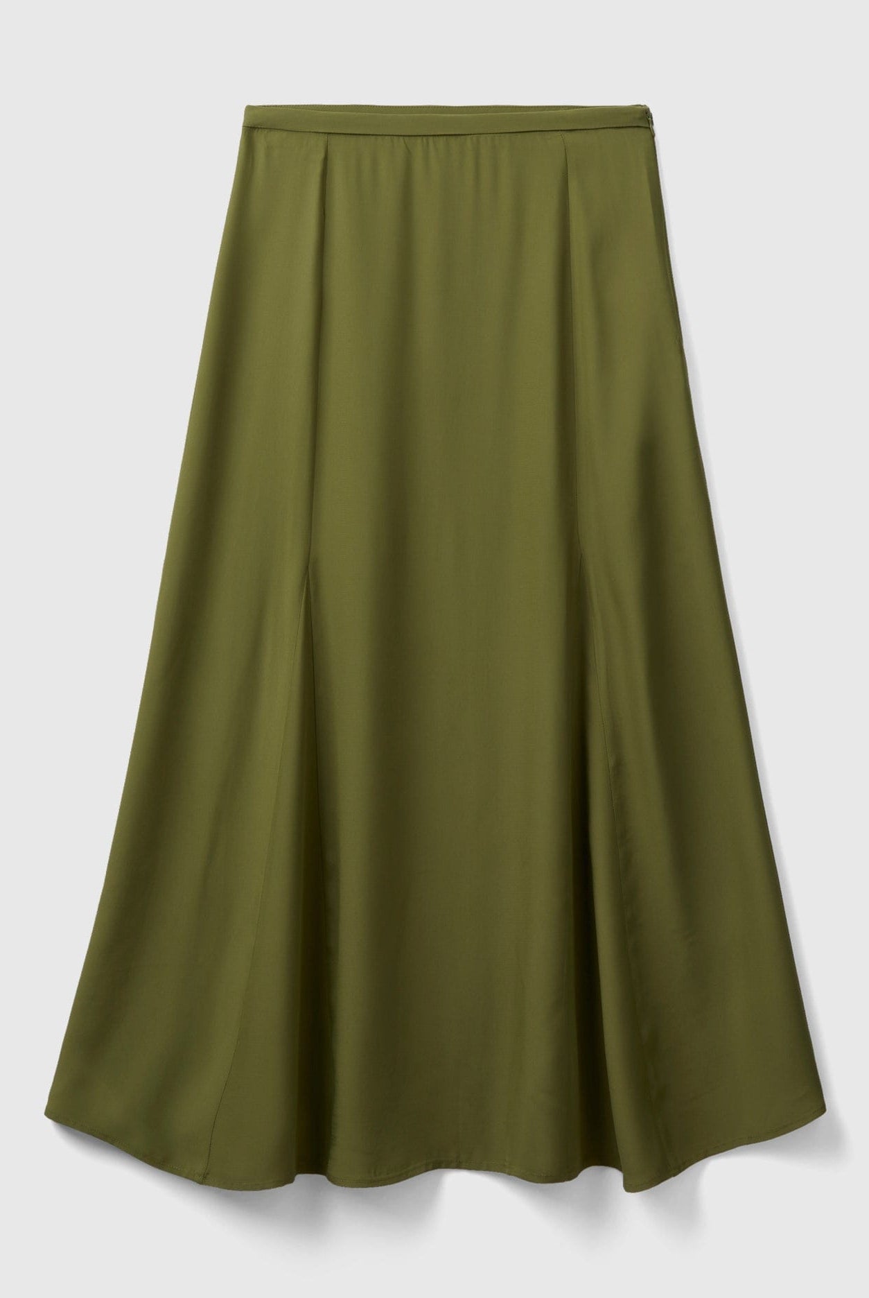 يونايتد كولورز اوف بينيتون تنورة ميدي نسائي ساتان