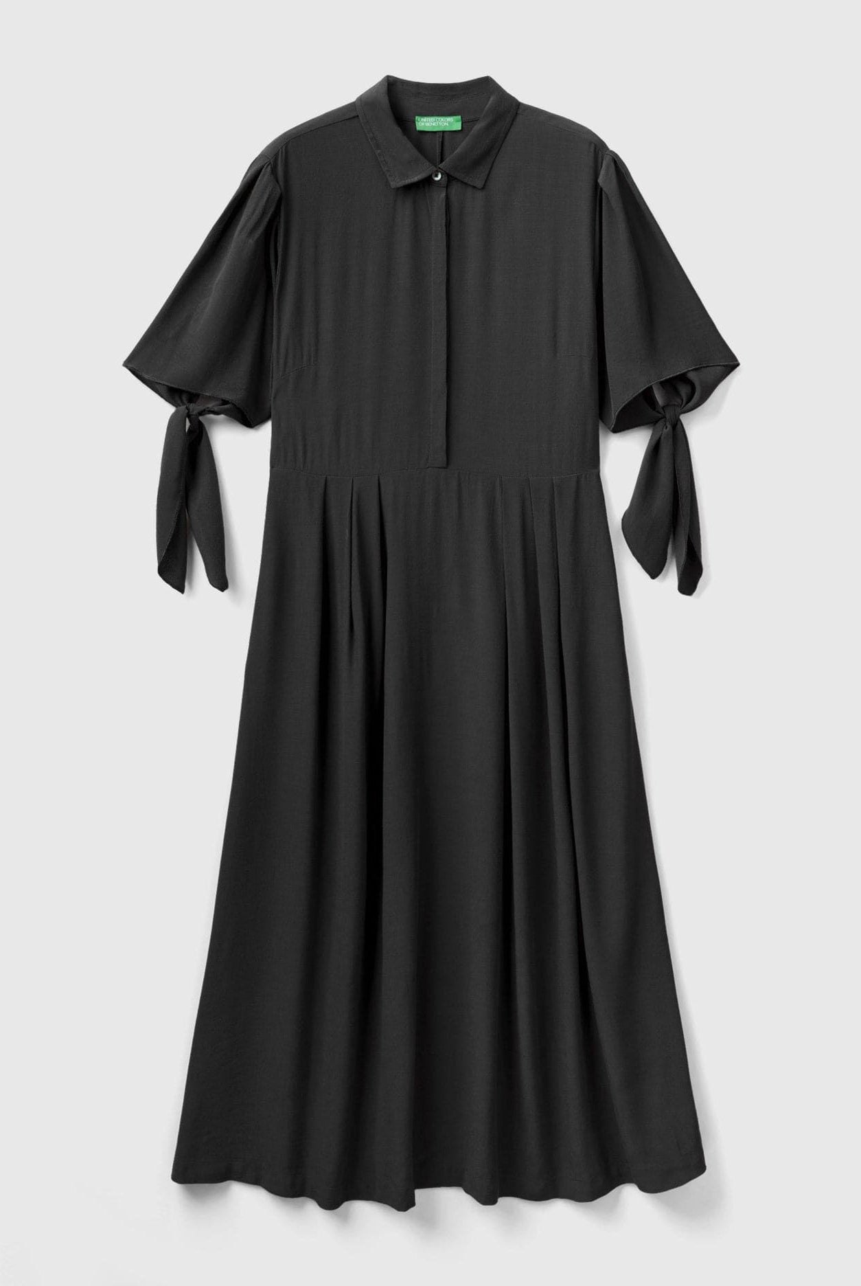 يونايتد كولورز اوف بينيتون فستان نسائي ميدي بياقة