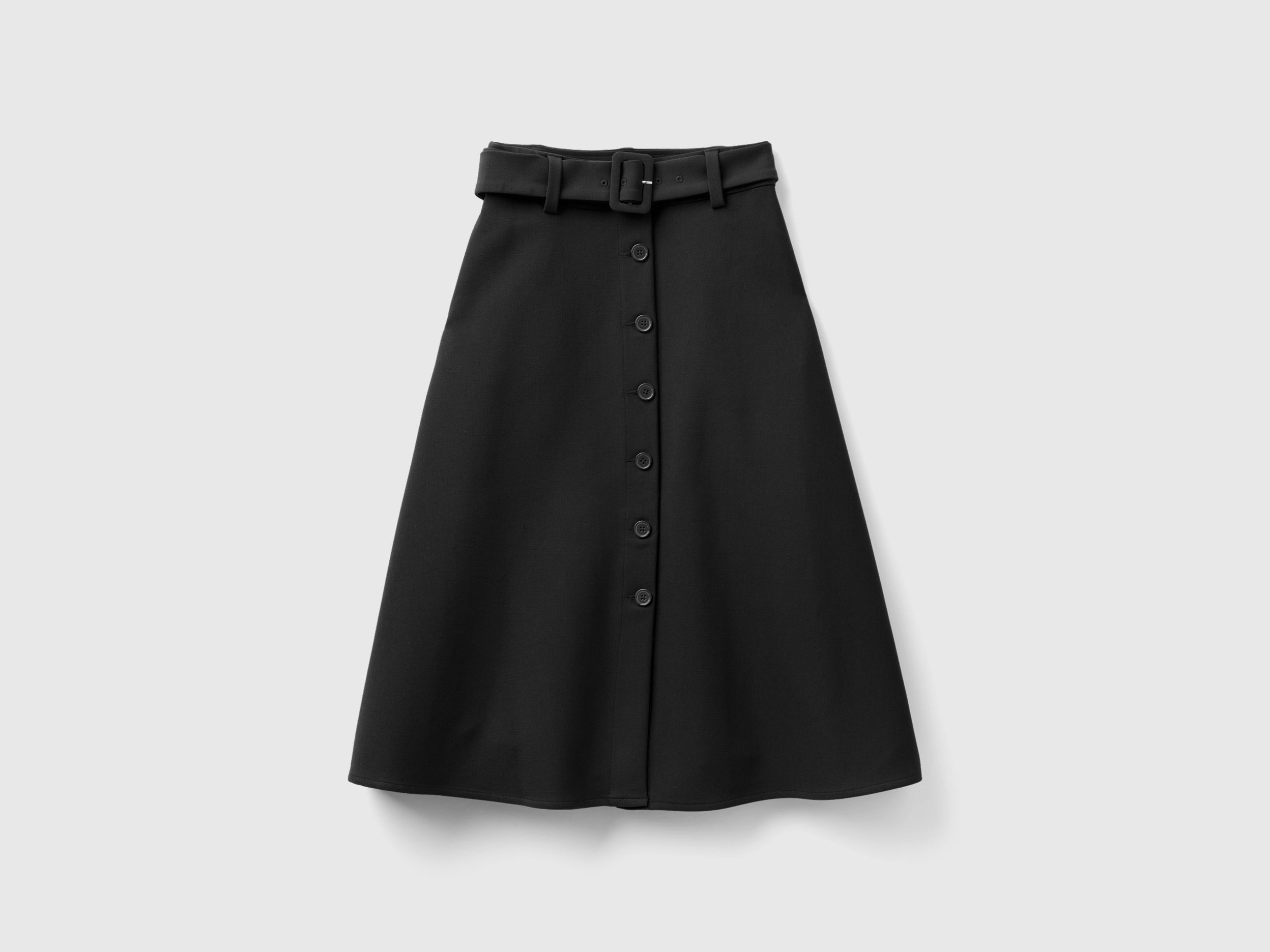 يونايتد كولورز اوف بينيتون تنورة ميدي بأزرار أمامية