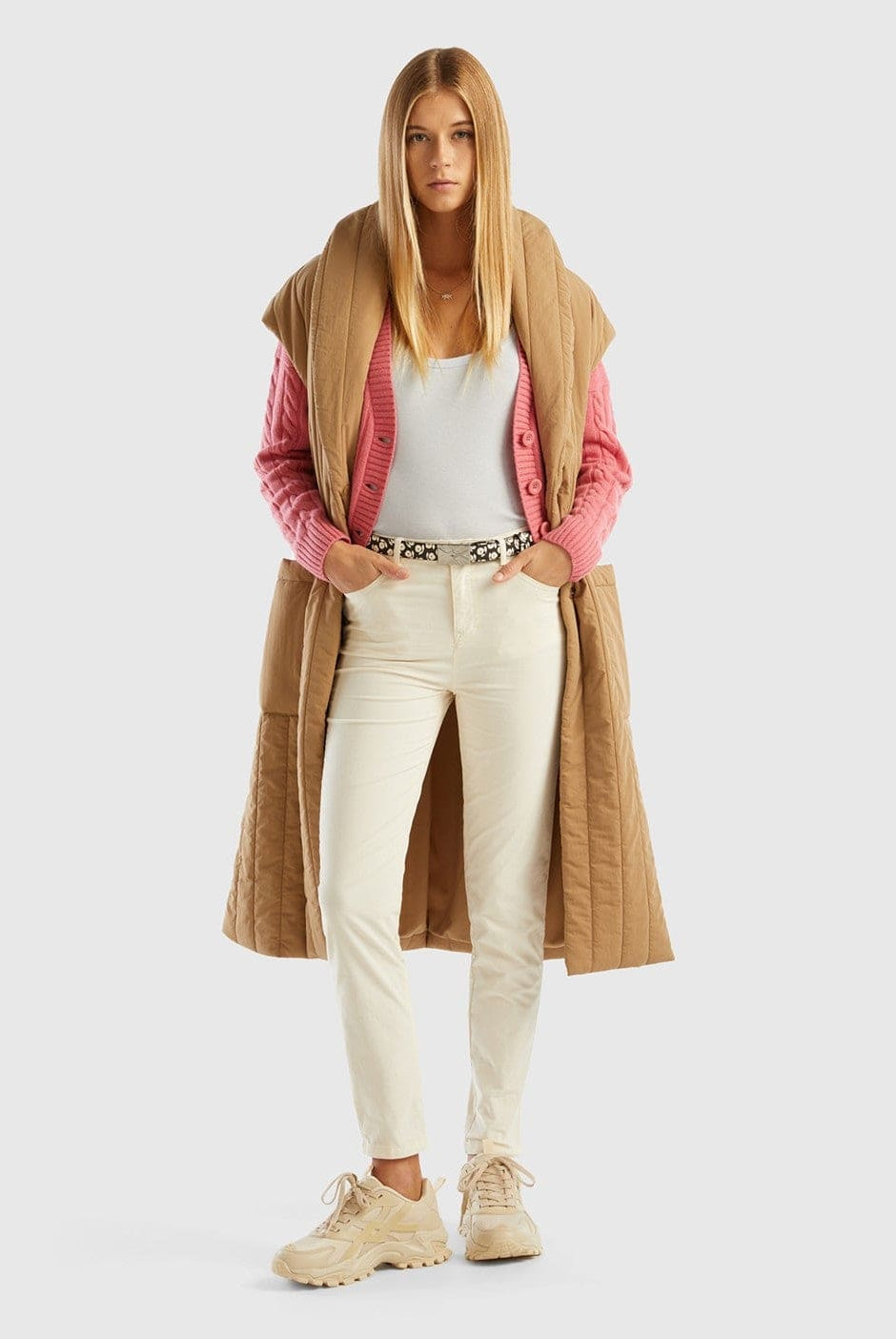 يونايتد كولورز اوف بينيتون بنطلون رجالي مخمل بخمس جيوب