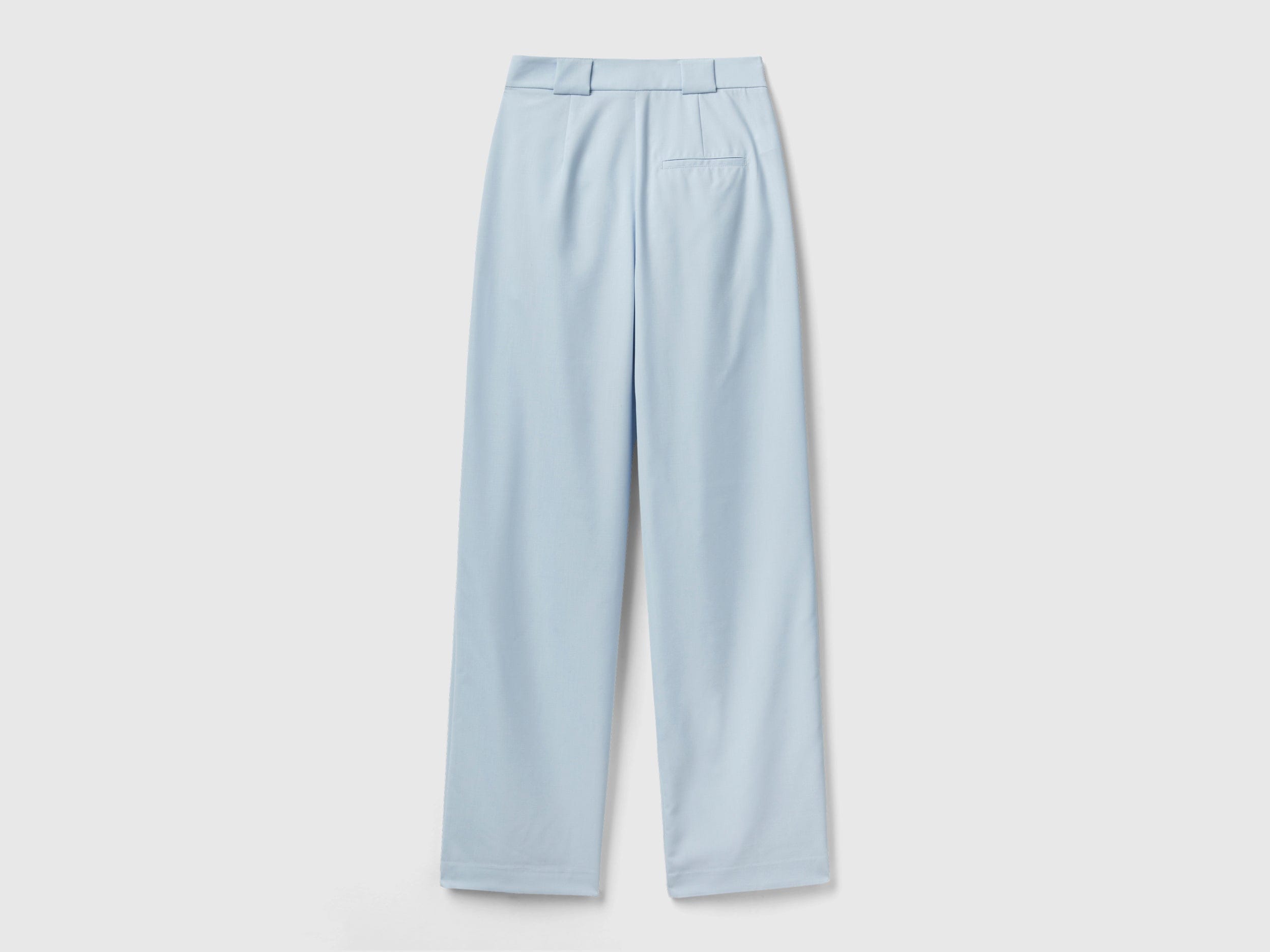 يونايتد كولورز اوف بينيتون بنطال بخصر عالي للنساء بكسرات