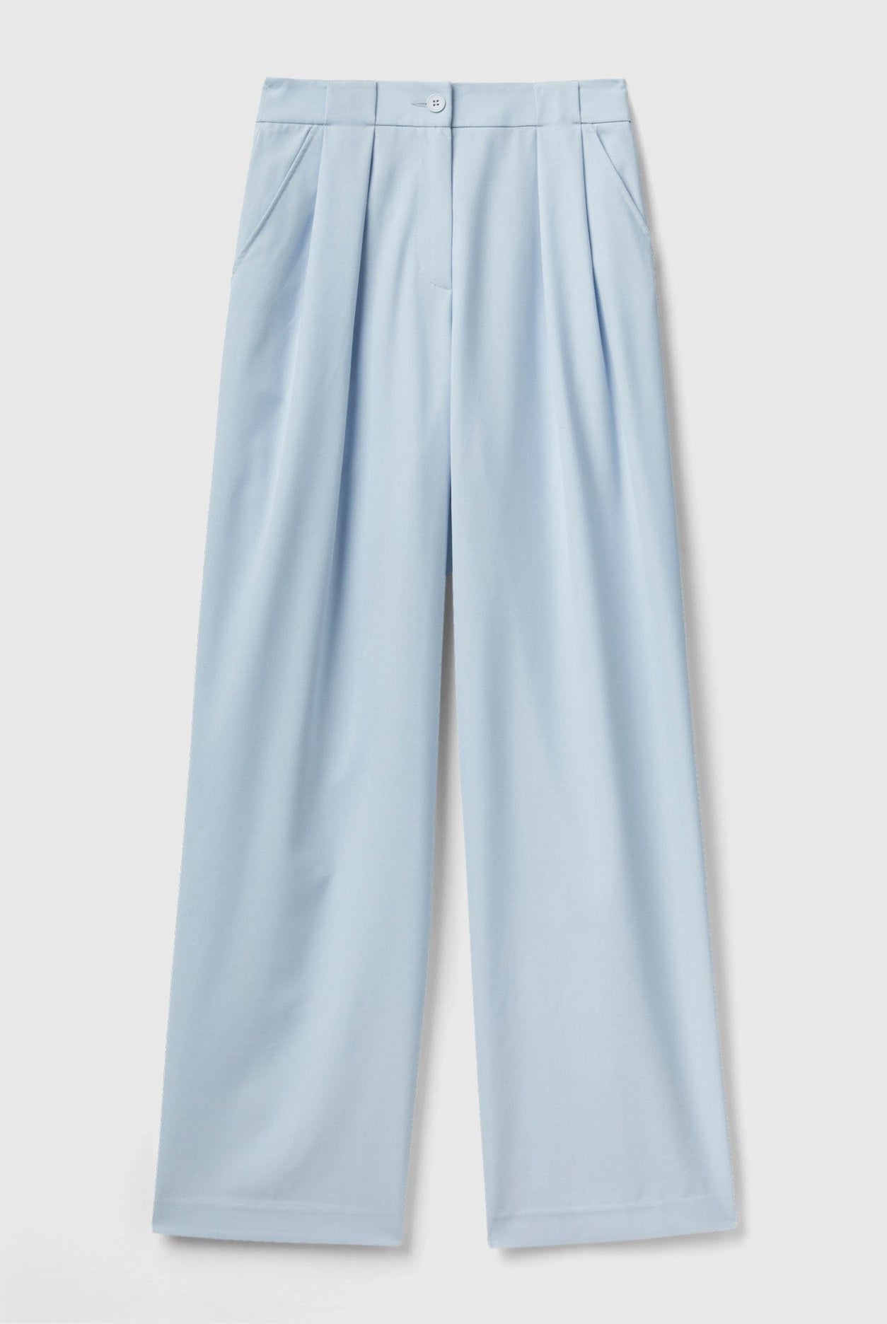 يونايتد كولورز اوف بينيتون بنطال بخصر عالي للنساء بكسرات