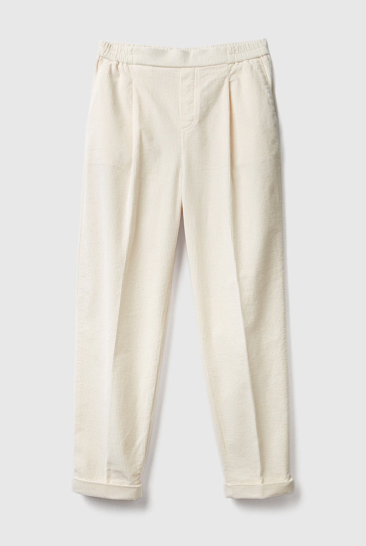 يونايتد كولورز اوف بينيتون بنطلون تشينو مخملي بخصر مطاطي رجالي