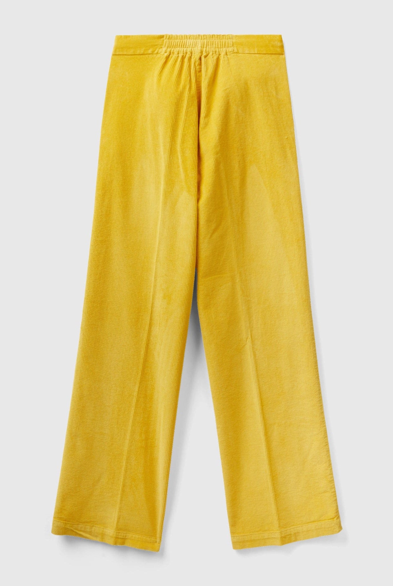 يونايتد كولورز اوف بينيتون بنطلون واسع مخملي مضلع نسائي