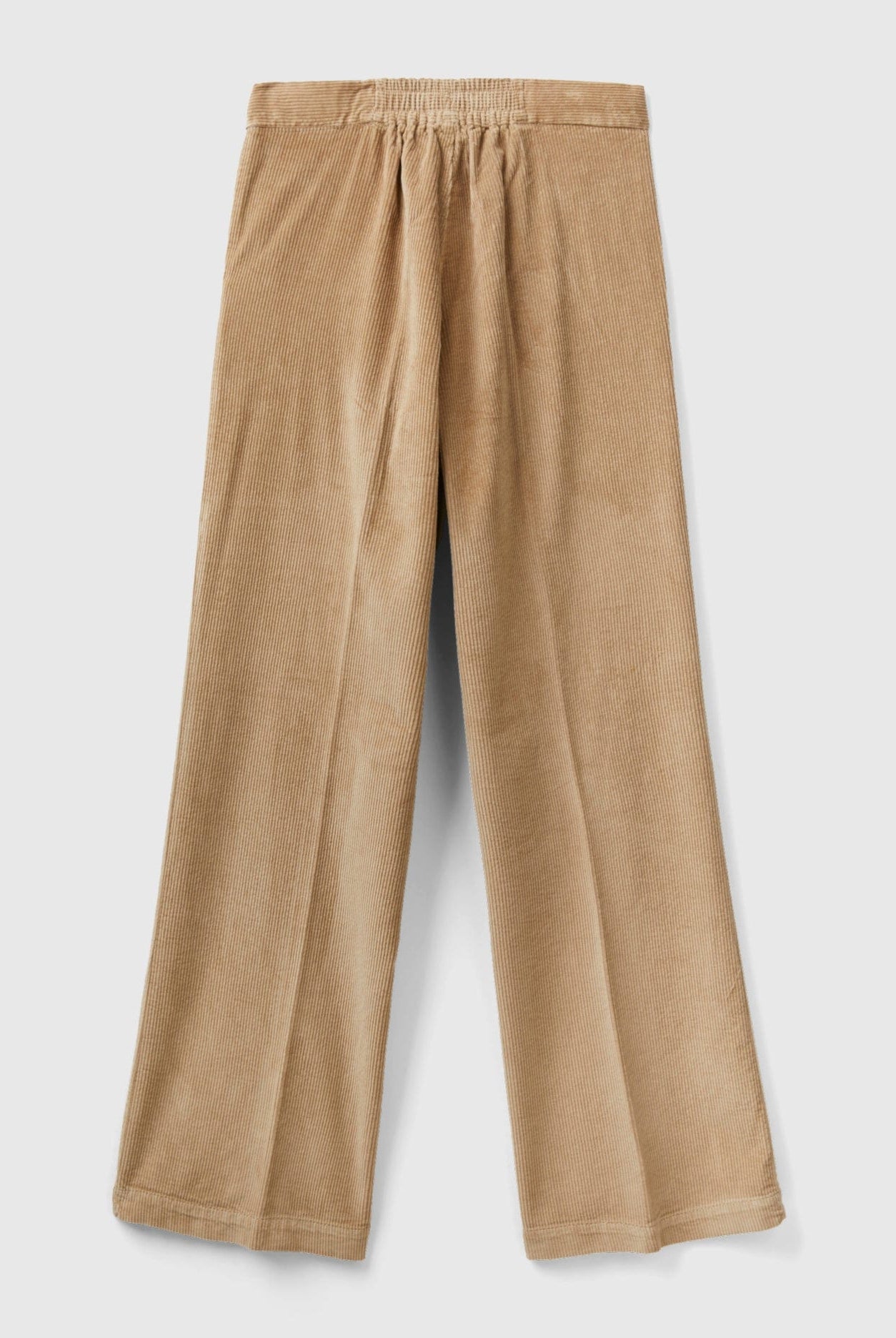 يونايتد كولورز اوف بينيتون بنطلون واسع مخملي مضلع نسائي