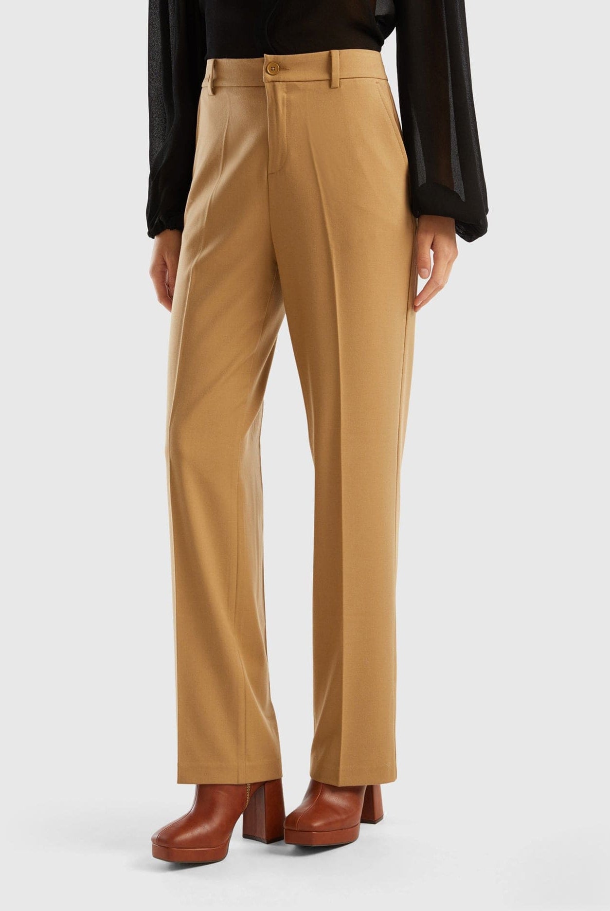 يونايتد كولورز اوف بينيتون بنطلون طويل سادة نسائي