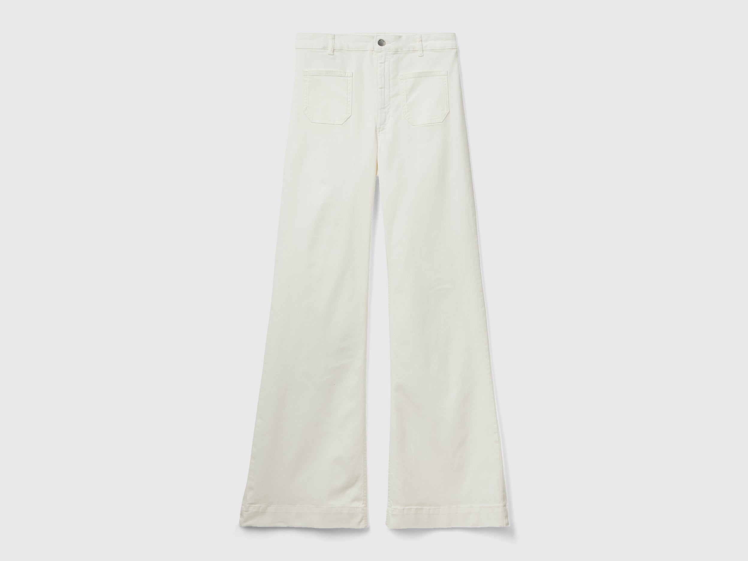 يونايتد كولورز اوف بينيتون بنطلون نسائي واسع من القدم